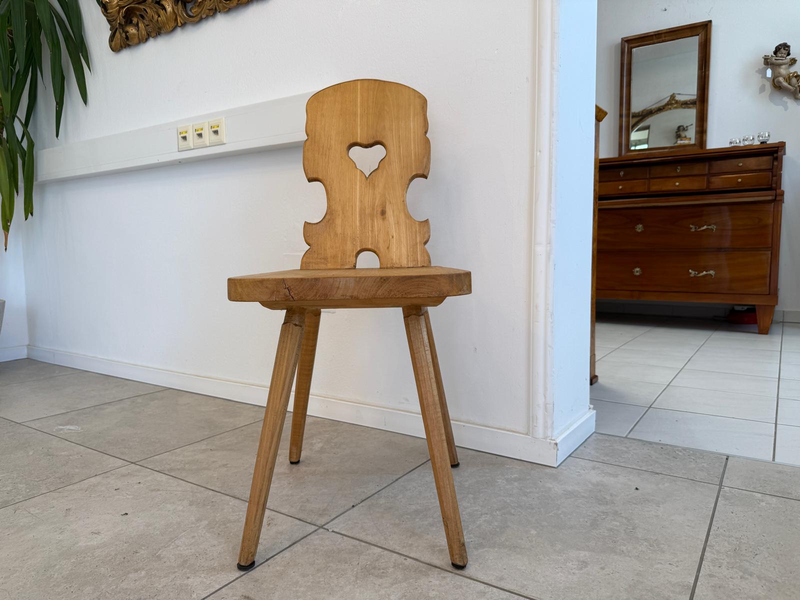 Alter Bauernsessel Sessel Stuhl Fichtenholz Naturholz = 1 Stück G1758