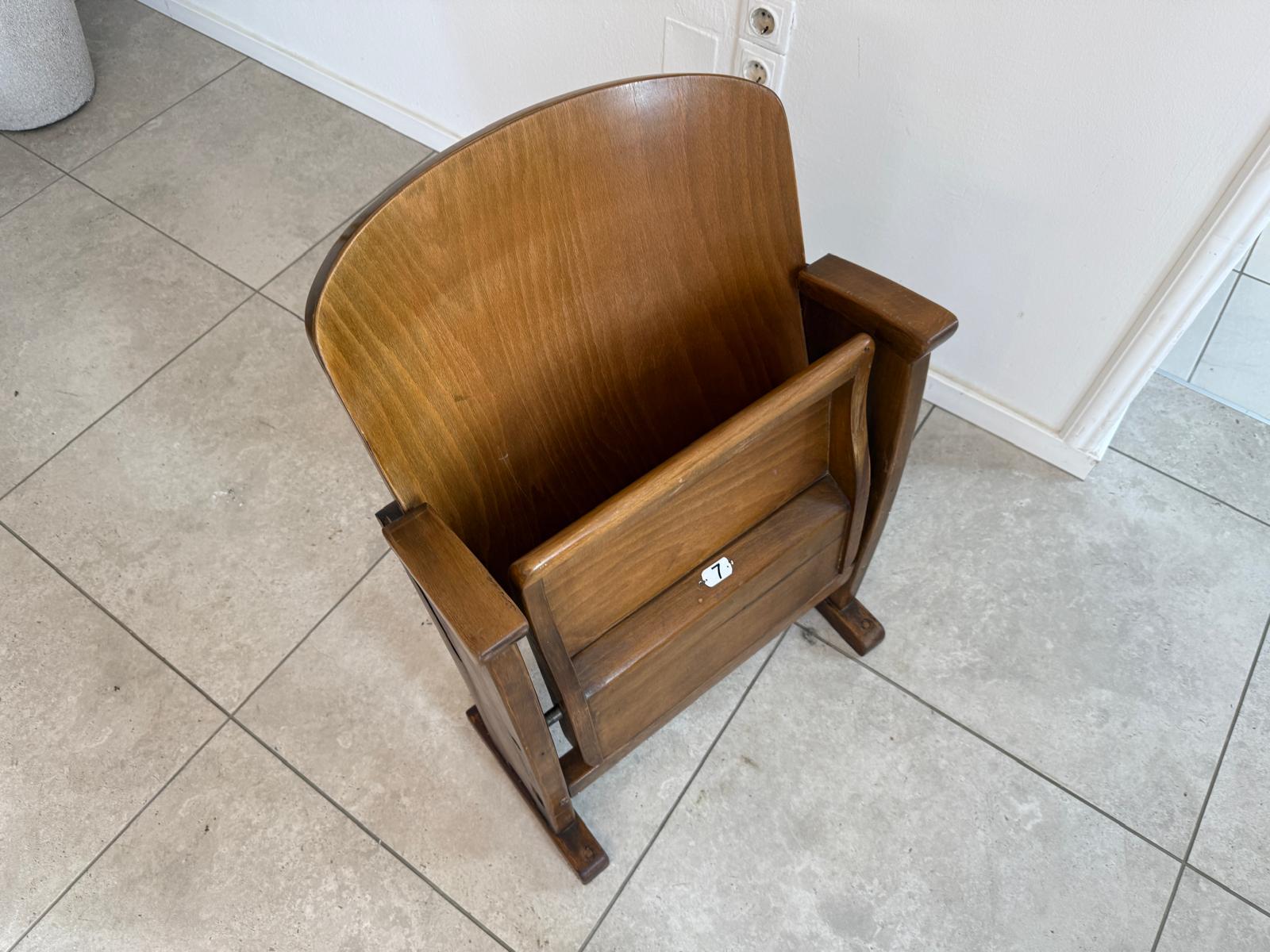 Original Kinosessel 1er Sitz Klappstuhl Stuhl Nostalgie G1722