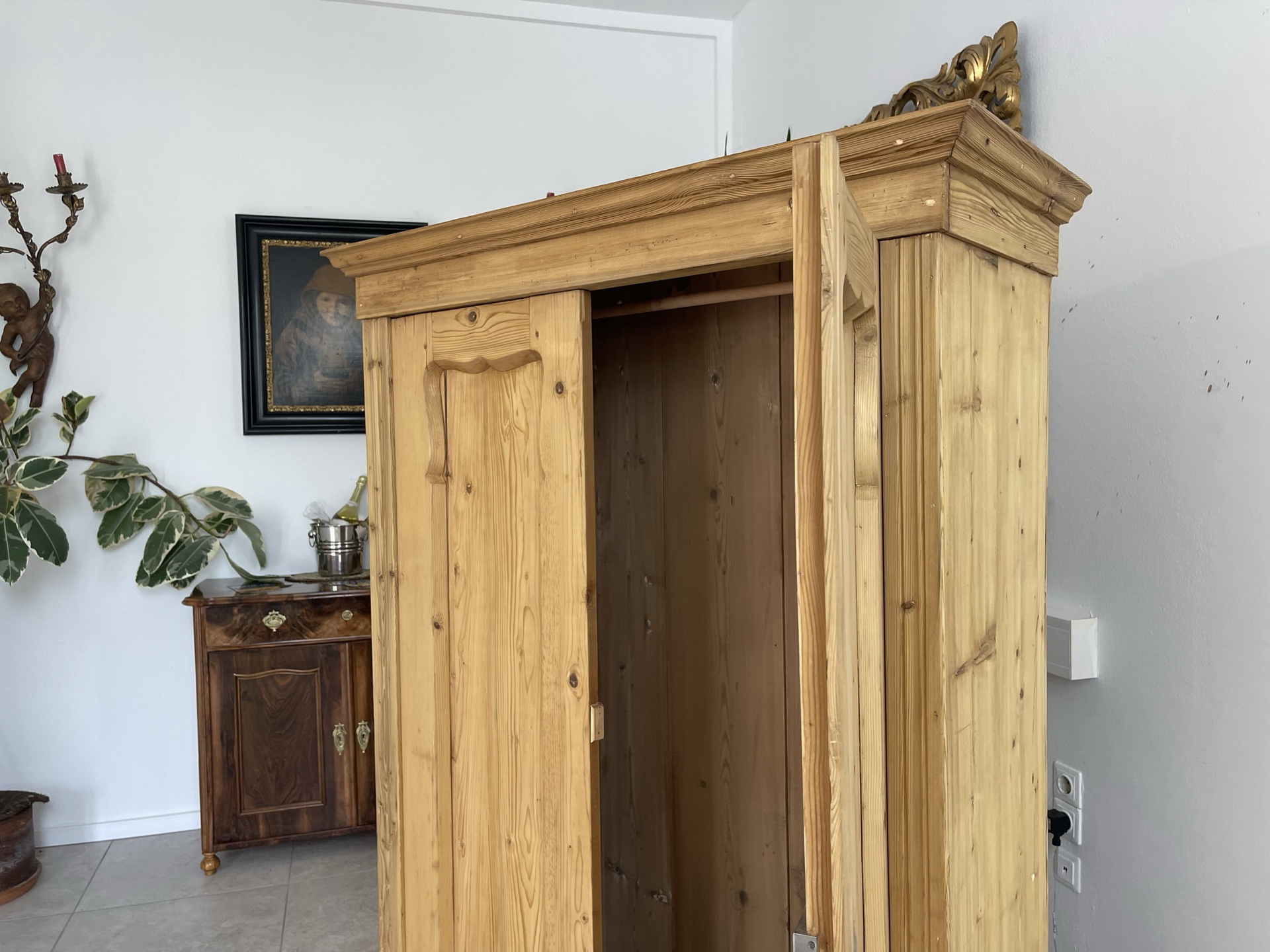 Bauernschrank_152j0sgjgyVYxfYG Original Biedermeier Bauernschrank Bauernkasten B1552