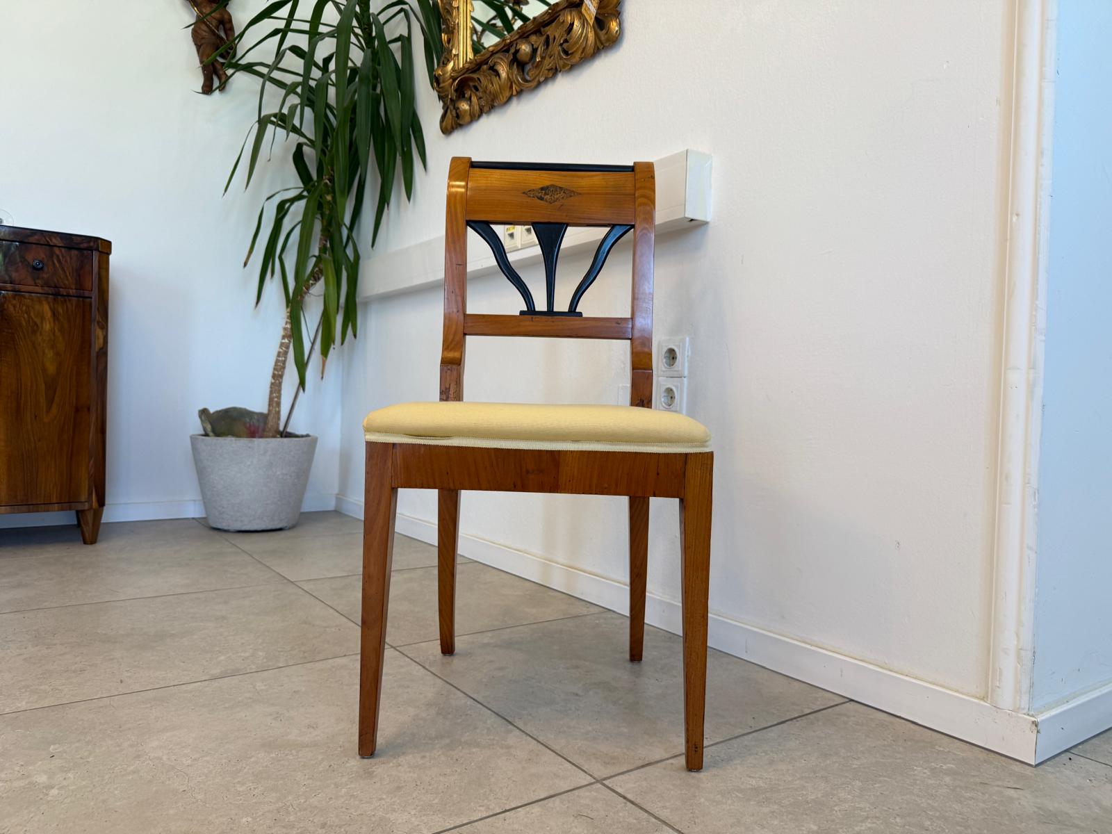 Originaler Biedermeier Sessel Antik Nussholz Antiquität G1897