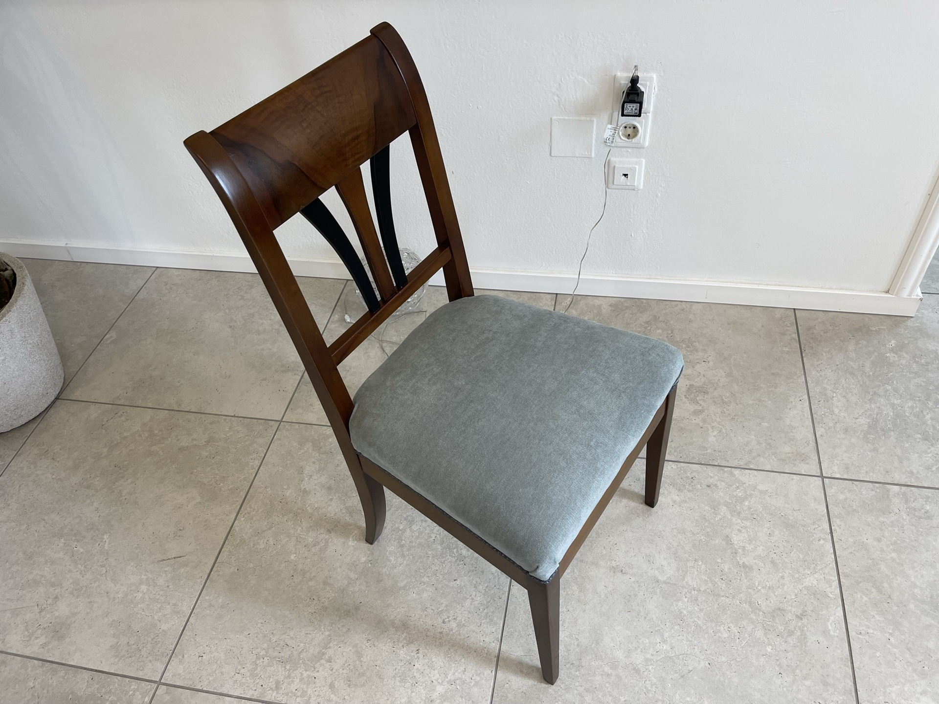 Biedermeier-Barock_40_1 Biedermeier Sessel Nussholz Schaufelsessel B1373