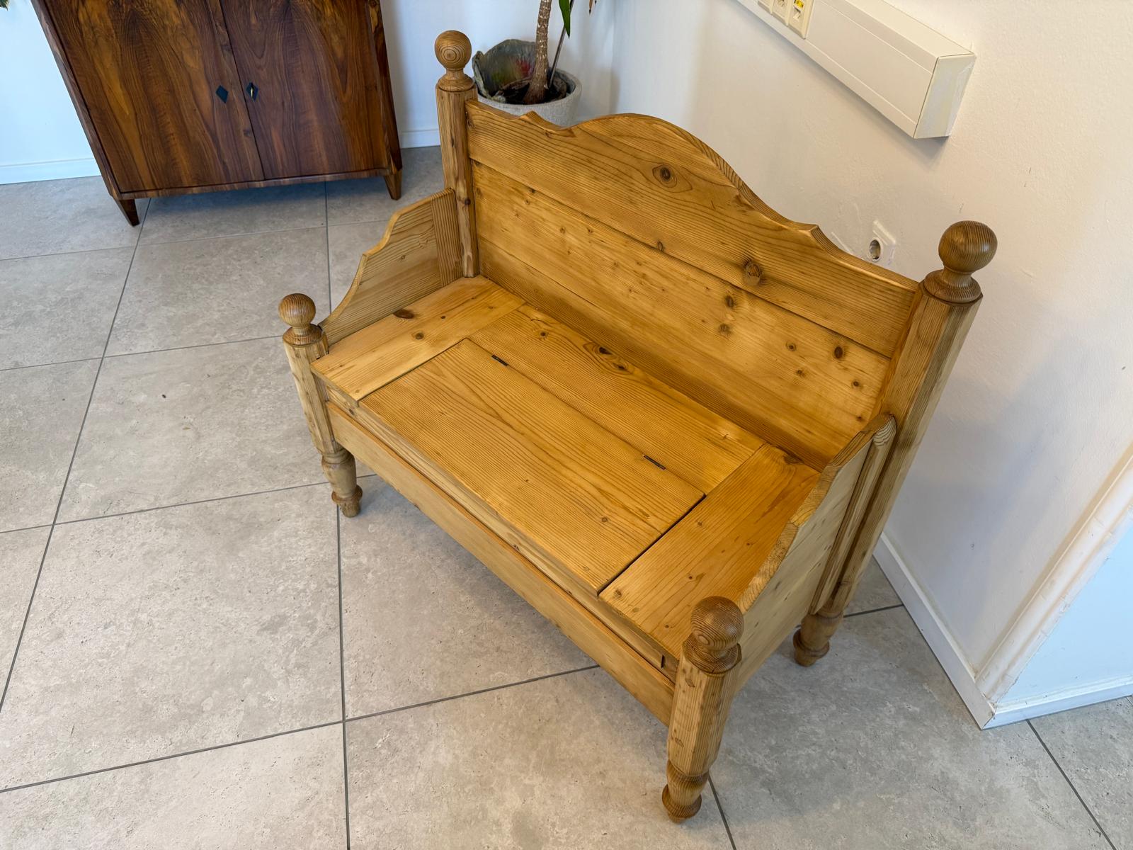 Uriges 2er Bankerl Gründerzeit Bank Bankerl Sitzbank Holzbankerl  G1931