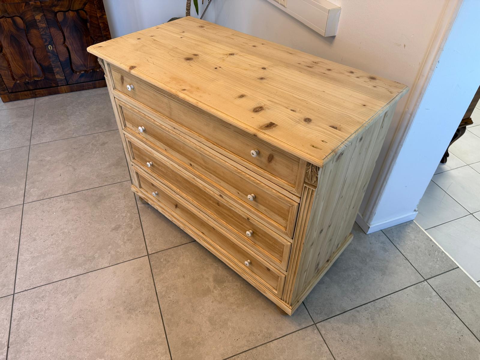 Bauernkommode Apothekenschrank 4 Ladenkommode Ladenschrank Weichholz D2420
