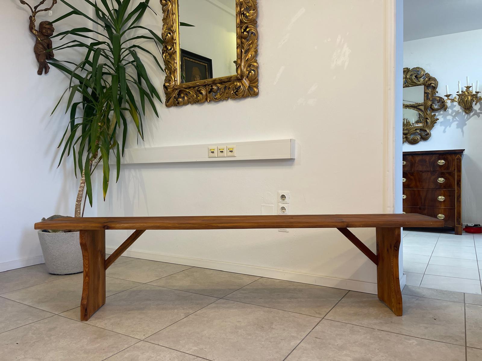 Altes Bankerl Sitzbank Bankerl Massivholz Bauernbank 198cm A5164
