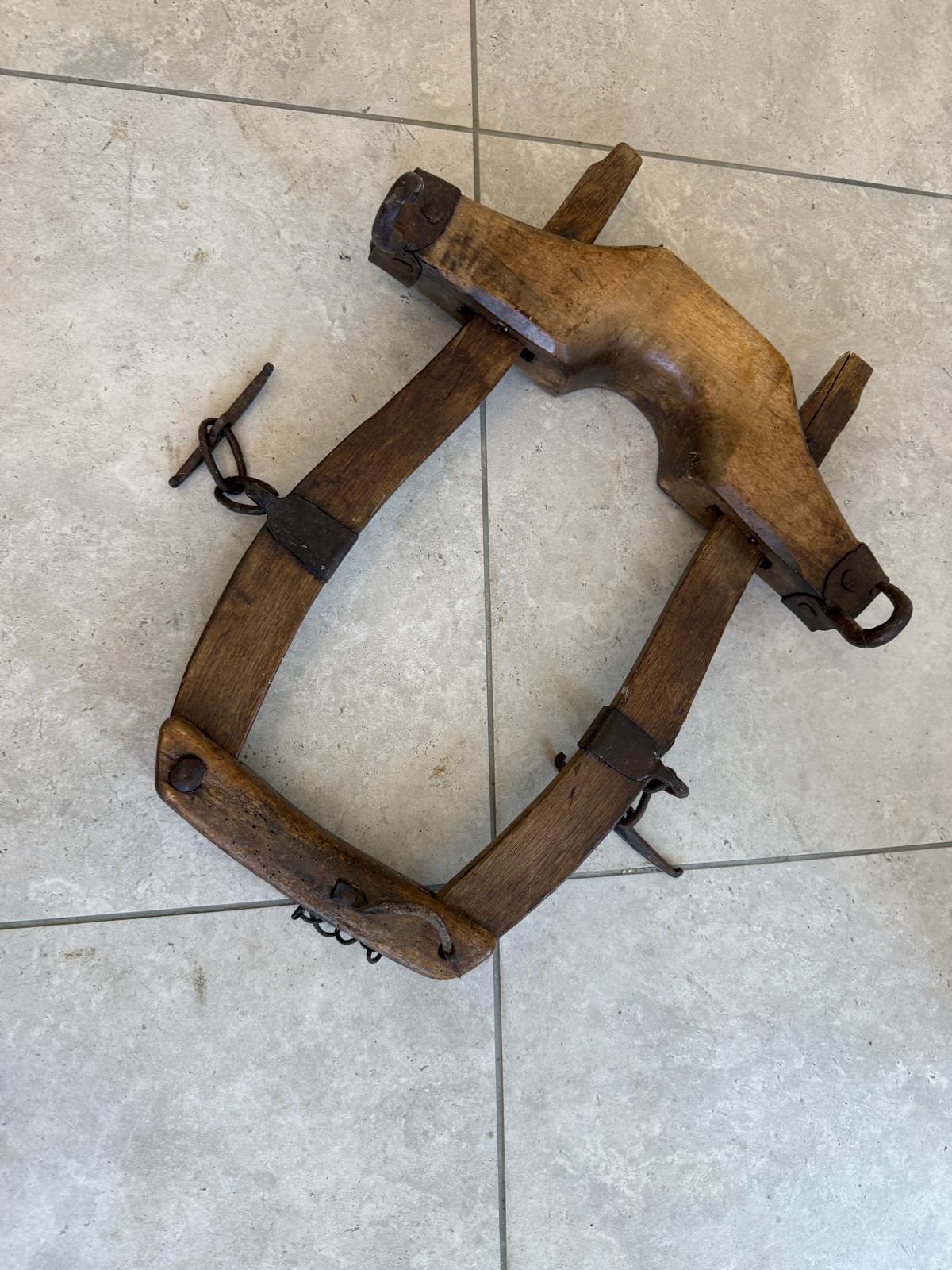 Alter Wandspiegel Pferdekummat Jöchl Deko Bauerndeko G1749