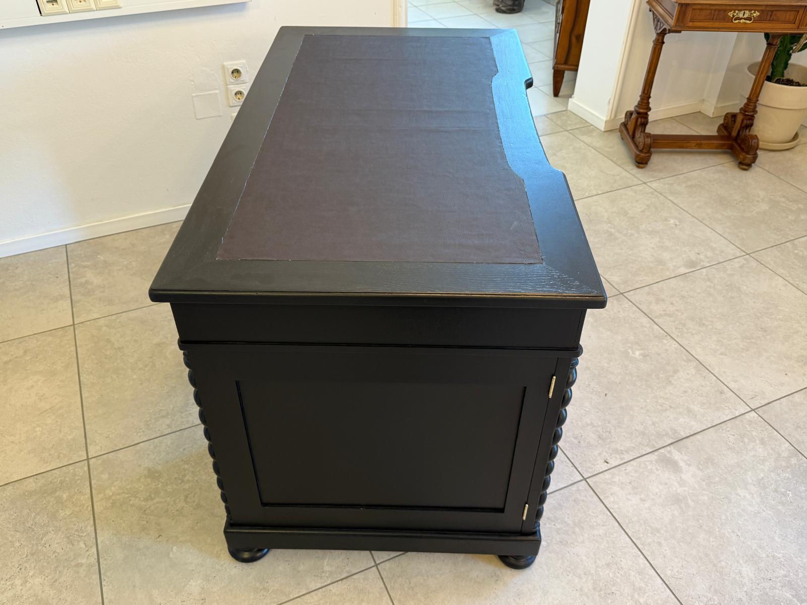 Restaurierter Jugendstil Schreibtisch Sekretär Freisteher Originalstück G2275