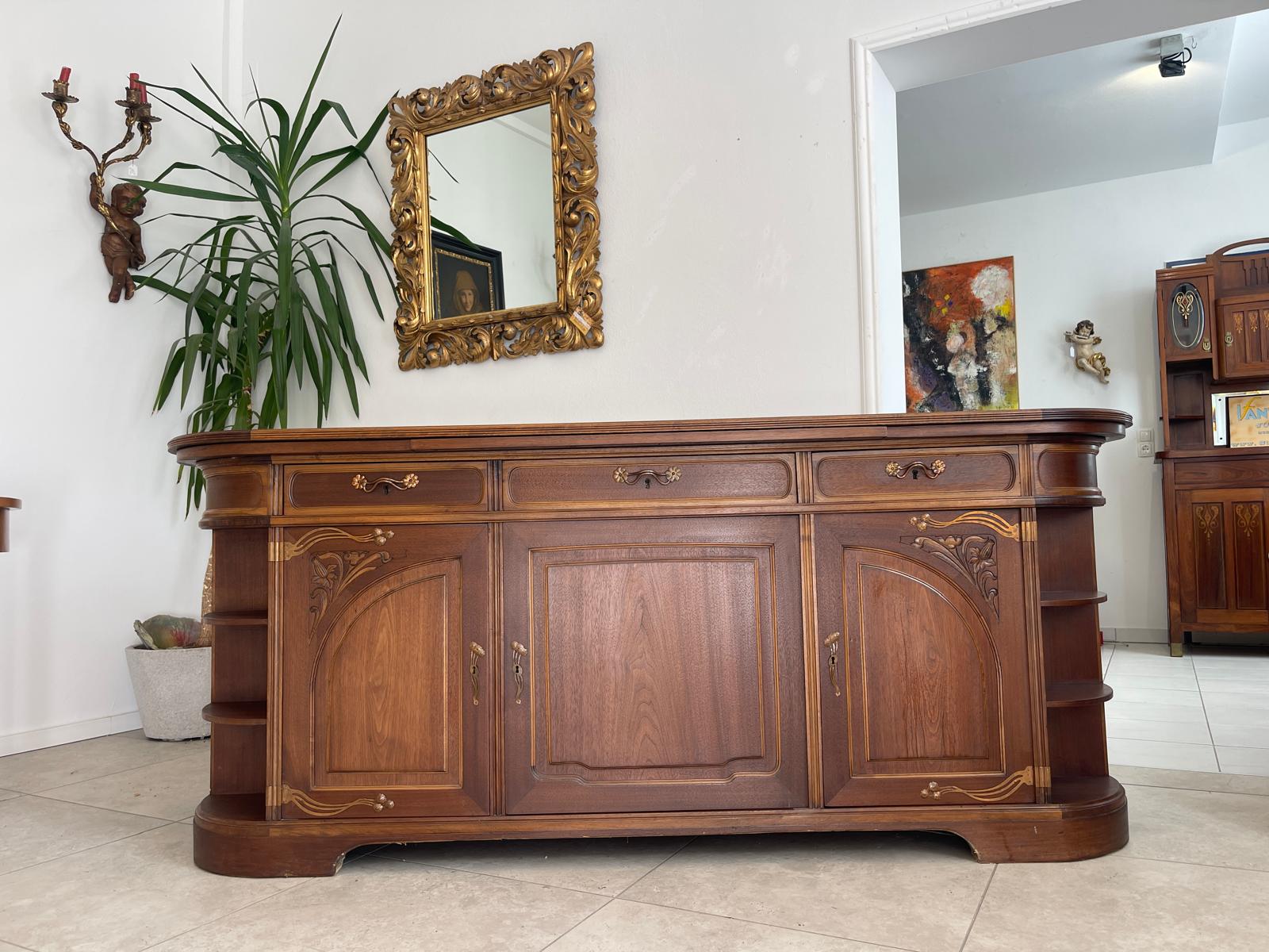 Originales Jugendstil Anrichte Sideboard Antik Vintage Traum G1357