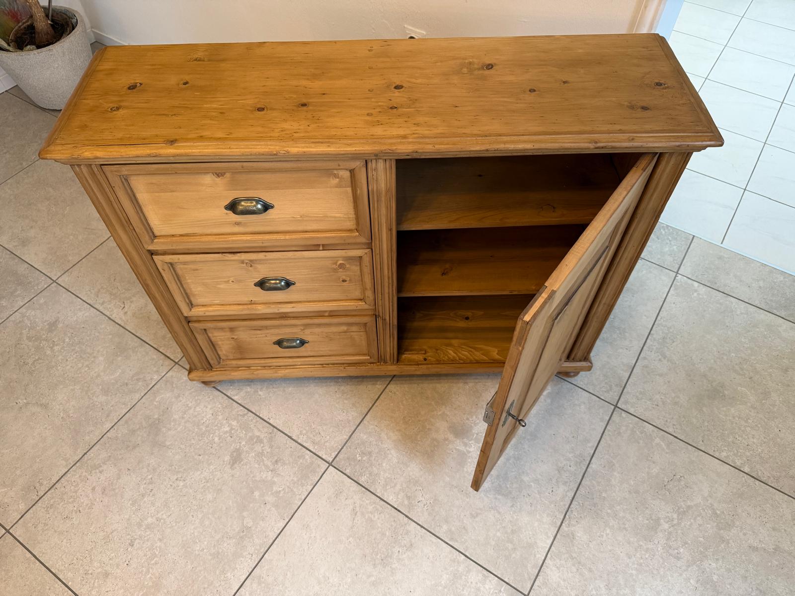 Ladenkommode Bauernmöbel Bauernmöbel Bauernschrank Weichholz D1113