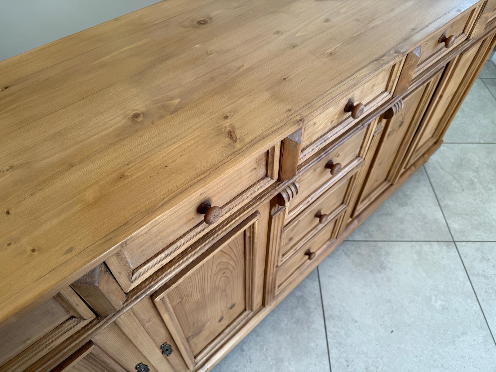 Massiver Apothekenschrank 8 Ladenkommode Ladenschrank G2291