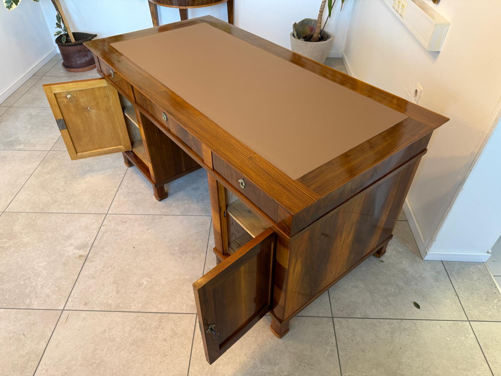 Restaurierter Biedermeier Schreibtisch Sekretär Bürotisch Antiqutität G2163