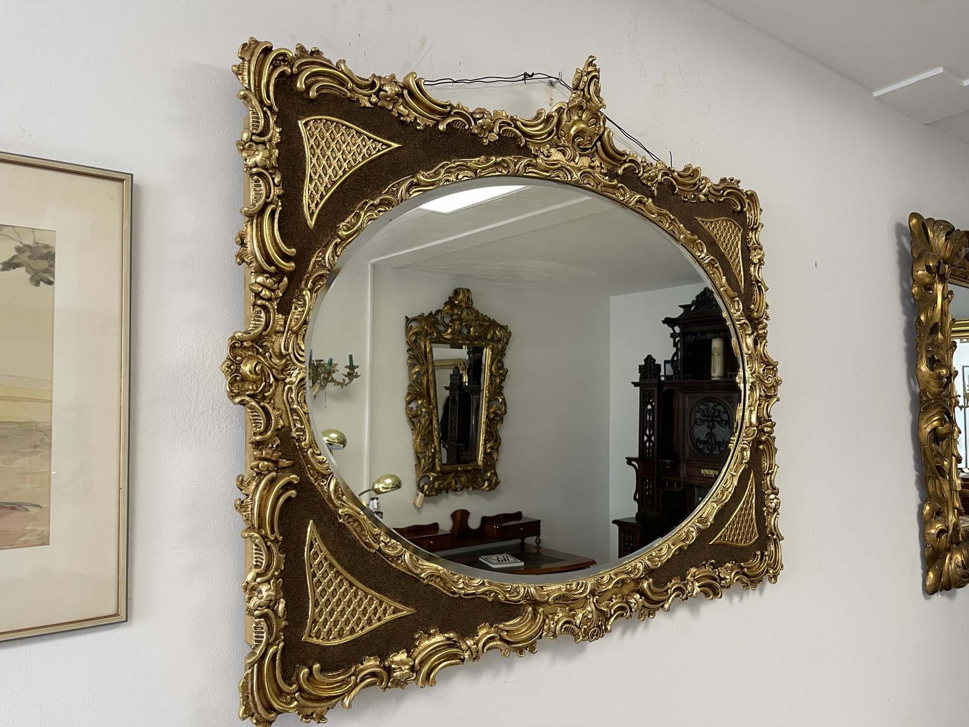 Barock-Biedermeier_131sOf5qRth4dHZF Florentinerspiegel Venezianer Museumsexemplar i1993