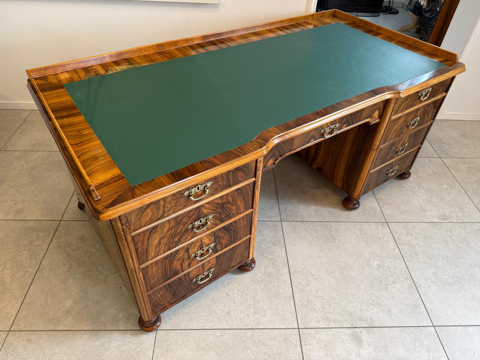 Restaurierter Großer Biedermeier Schreibtisch Sekretär D2678