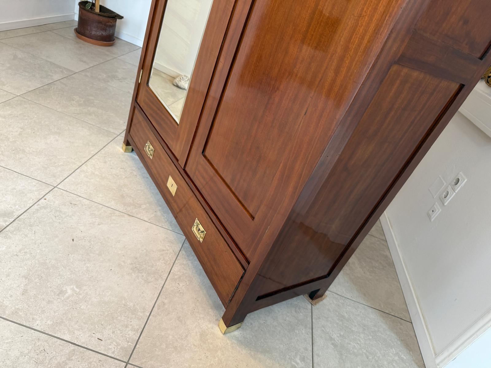 Sale Jugendstil Spiegelschrank Kleiderschrank Kasten Bücherschrank Antiquität  G2111