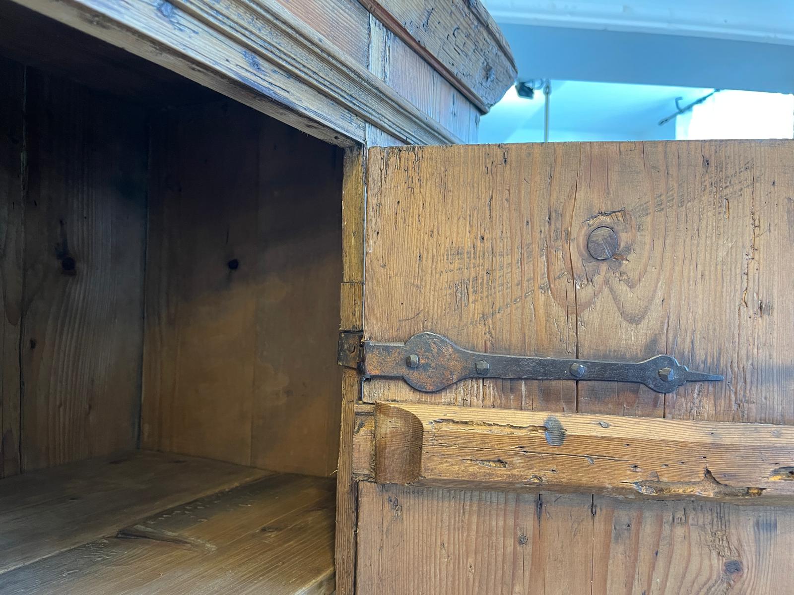 Brotschrank Küchenschrank Vorratsschrank Naturholz Speiskasten G1120