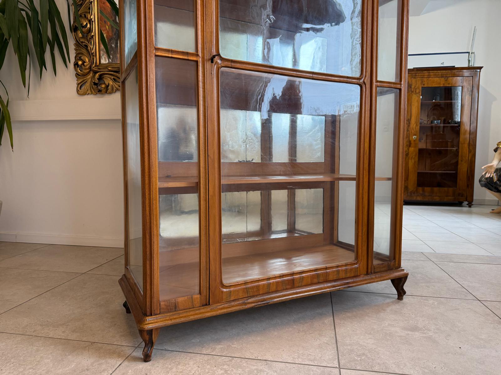 SALE Originale Spätbiedermeier Vitrine Bücherschrank Sammlervitrine Antiquität G2252