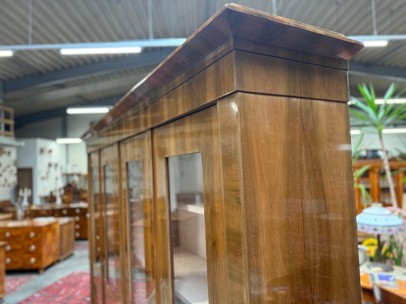 SALE Restaurierte Biedermeier Vitrine Bücherschrank Bibliotheksschrank ANTIQUITÄT D1225