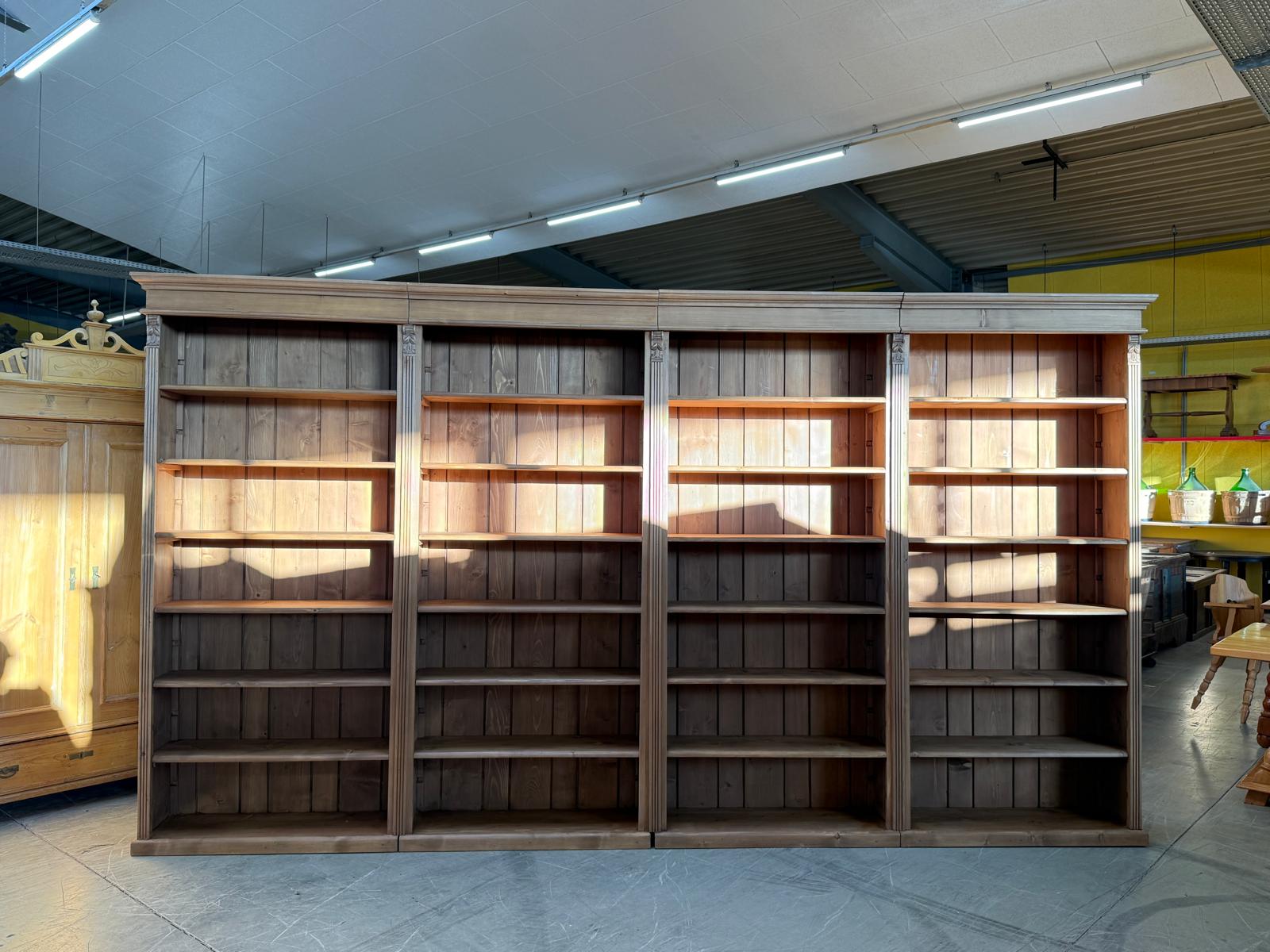 Grosses Bücherregal Stellage Bücherschrank Bauernkasten Bücherwand G2407