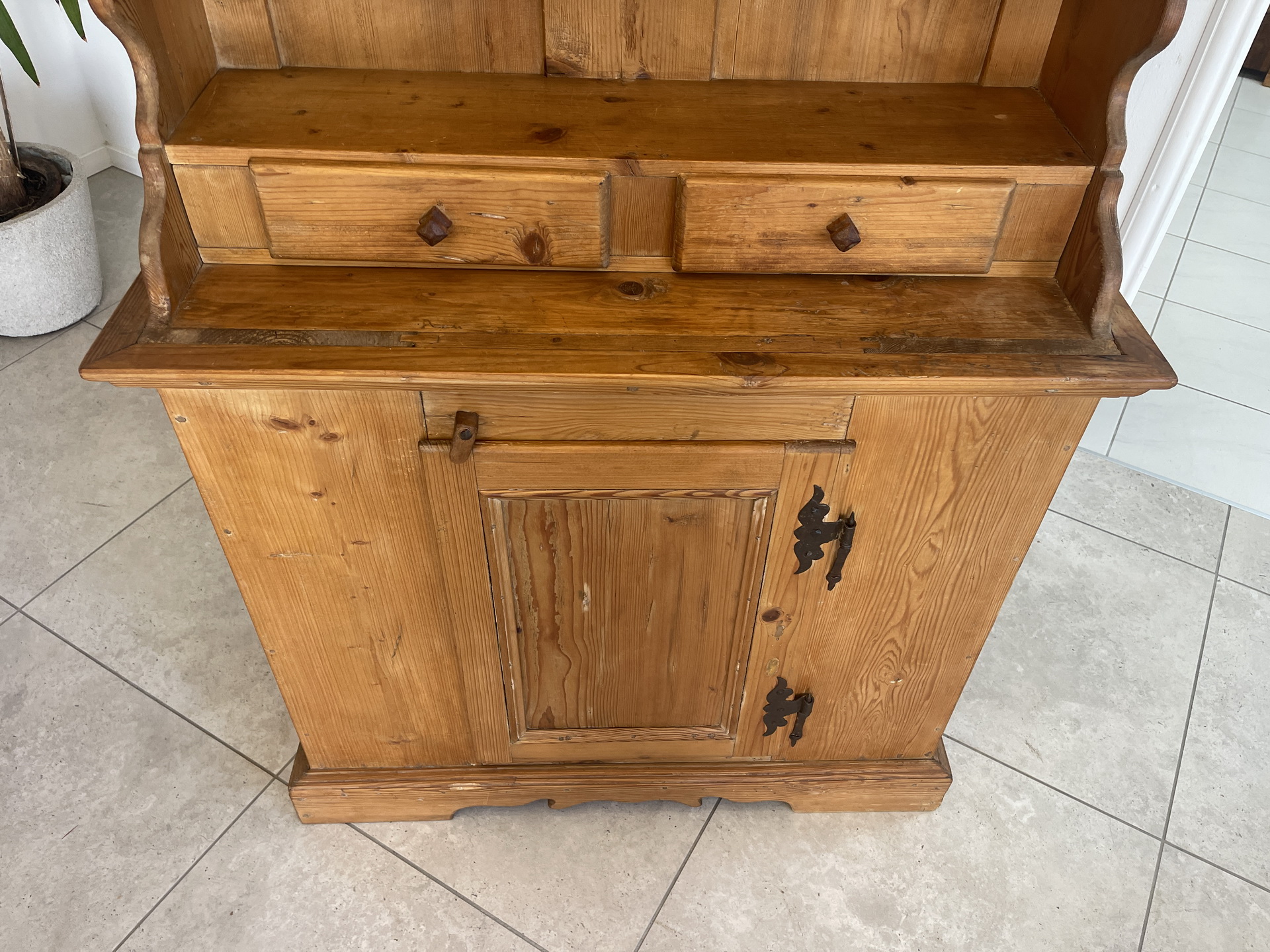 Bauernschrank-190 Bäuerliche Anrichte Etagere Kommode Kasterl B1949