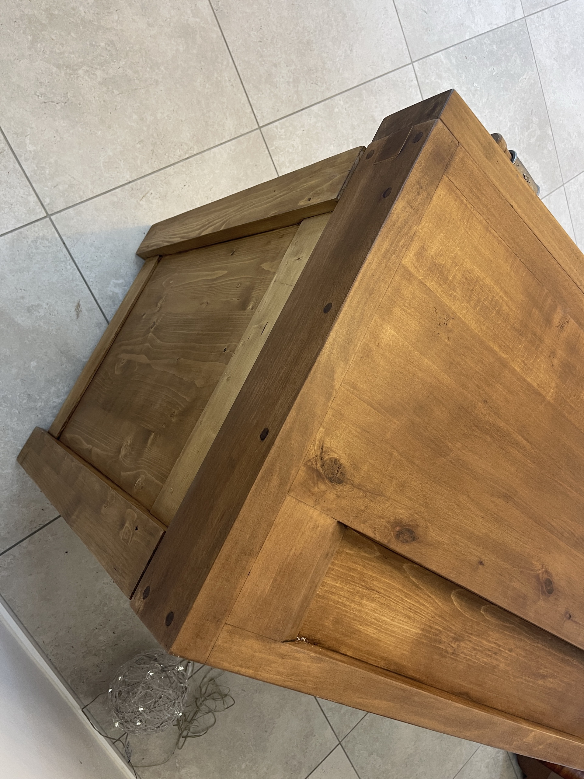 bauernkasten-bauernschrank_19A8fi5FdynTvks urige Hobelbank,Werkbank Pult Ladenschrank B1767