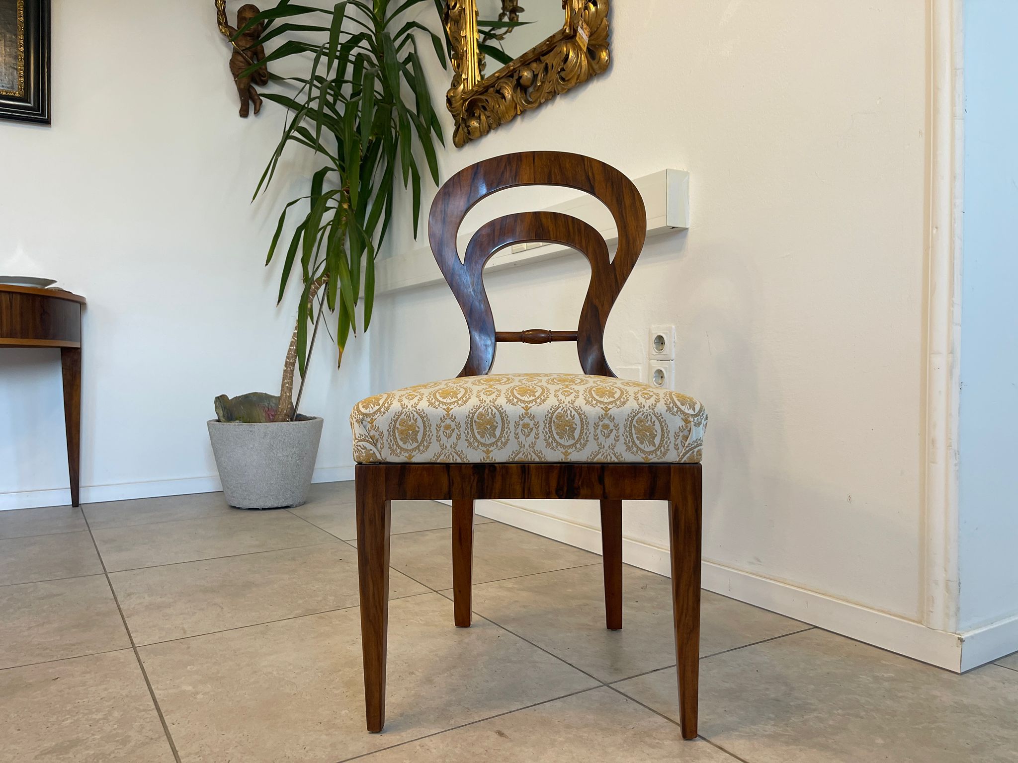 Restaurierter Biedermeier Sessel Schaufelstuhl Traumstück = 1 Stk. G1067