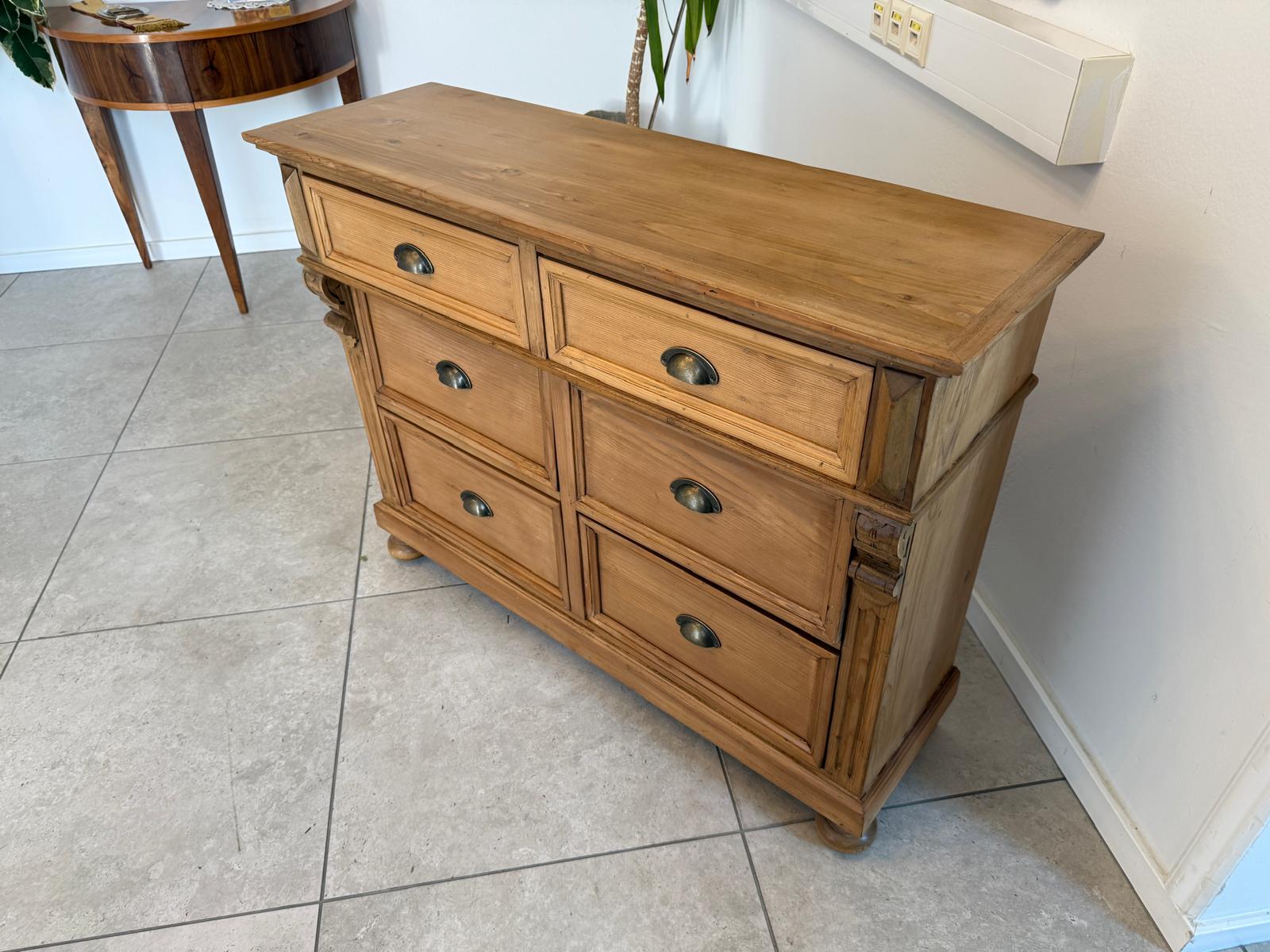 Bäuerliche Ladenkommode Bauernmöbel Bauernmöbel Bauernschrank G2198