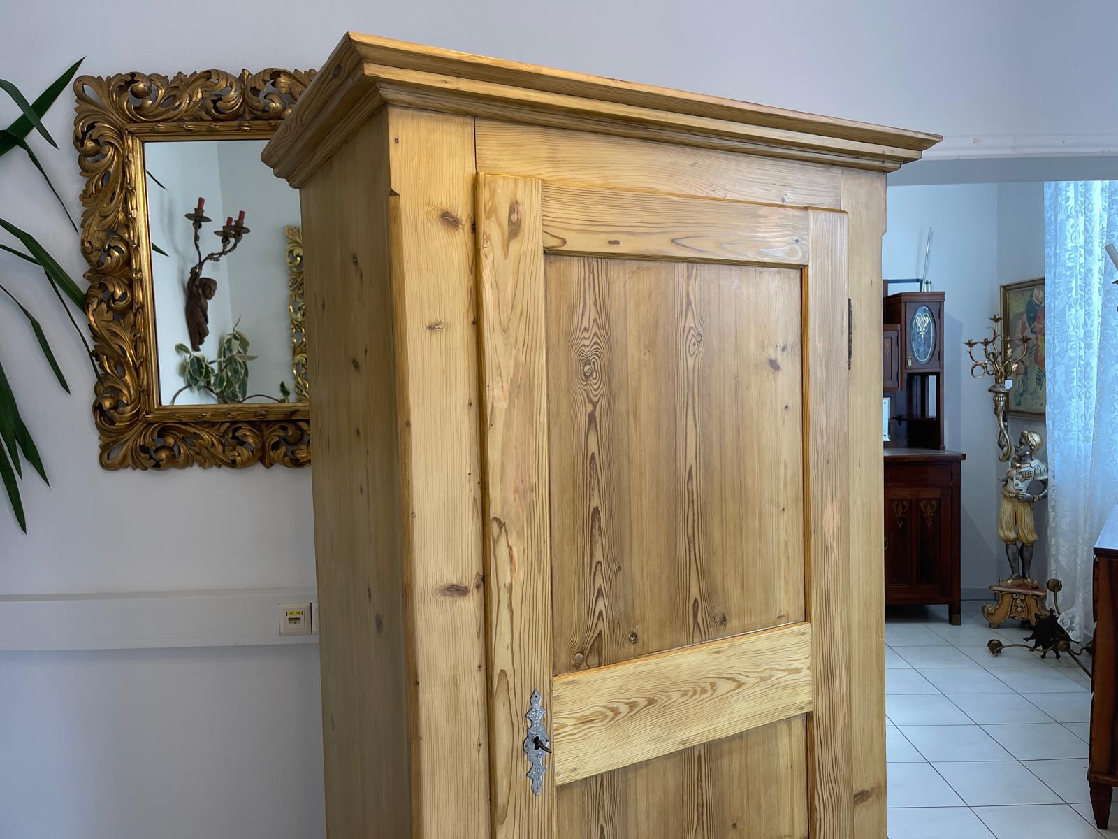 Biedermeier Bauernschrank Naturholzschrank Bauernmöbel Bauernstube G1329