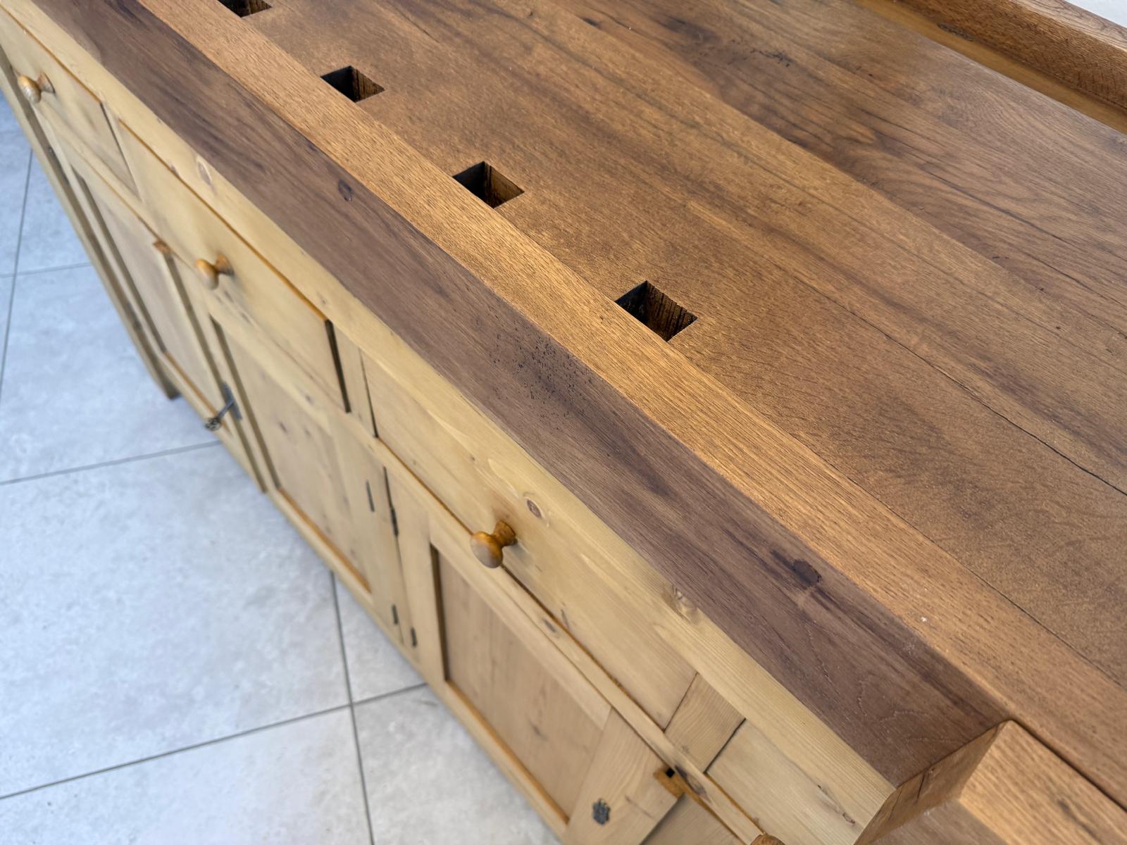 Hobelbank,Werkbank Ladentisch Apothekertisch Designertisch D2849
