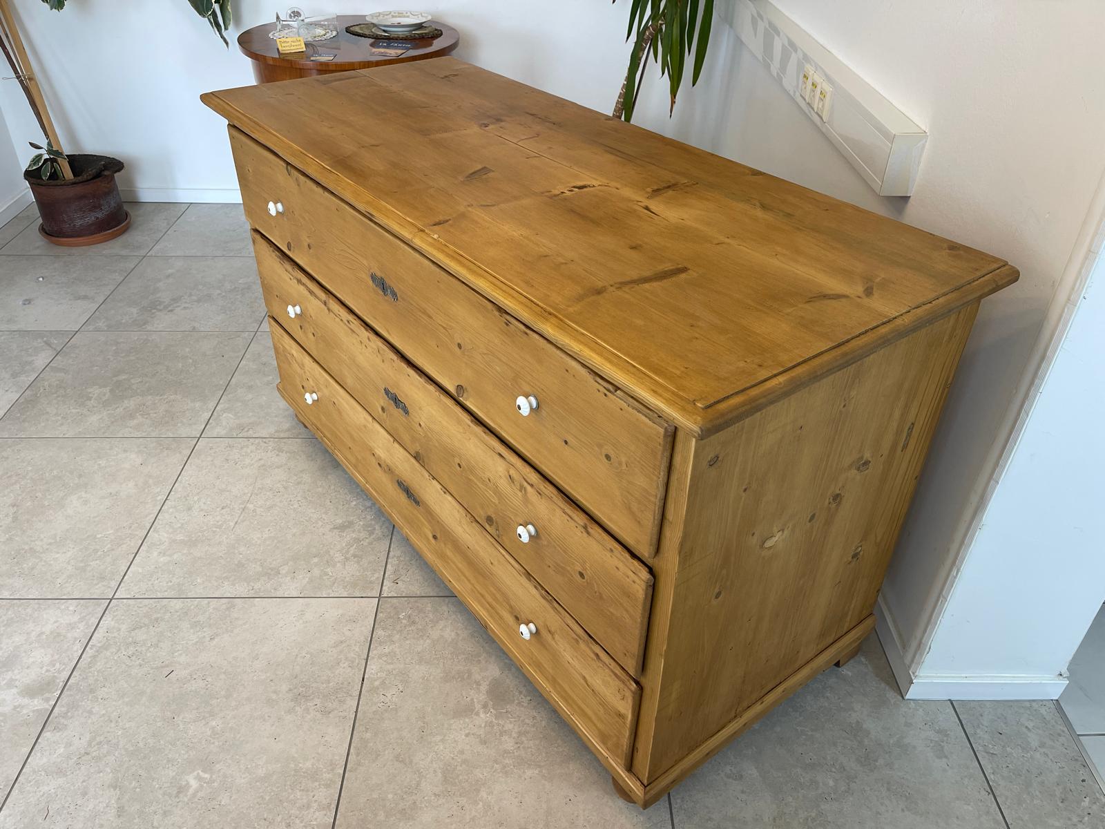 Restaurierte Übergroße Biedermeier Kommode Ladenkommode Bauernstube G1235