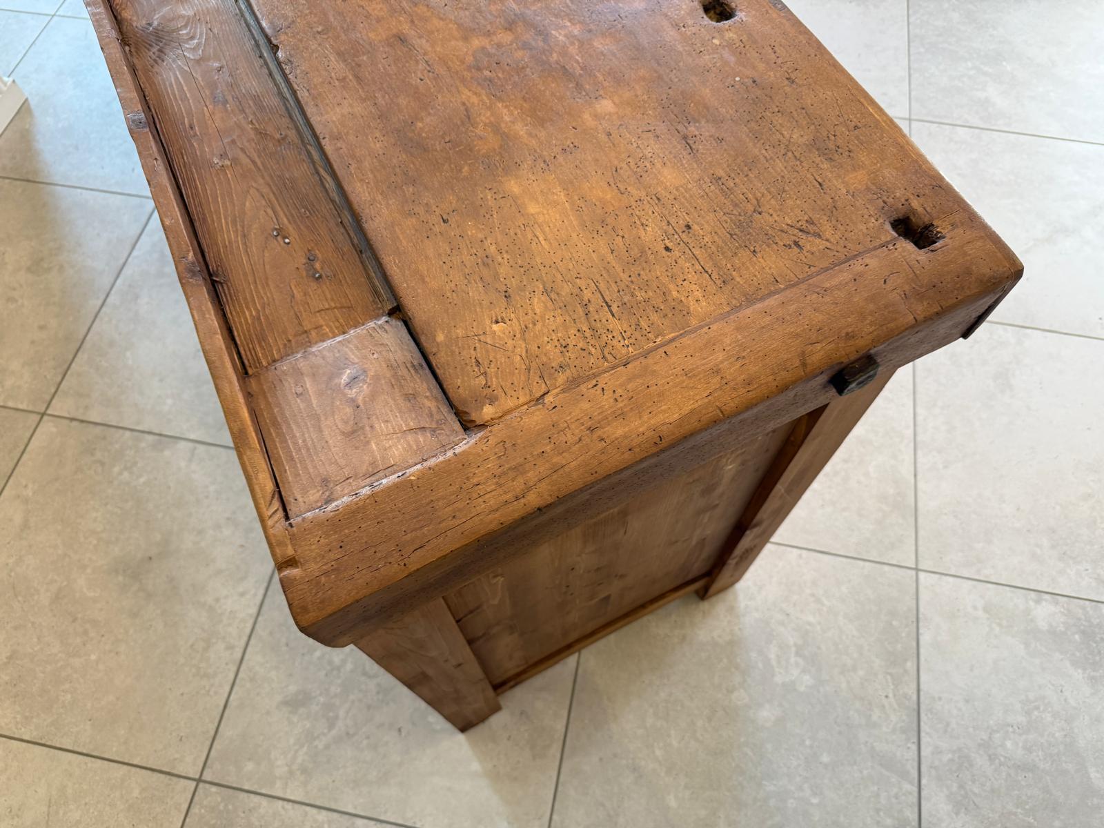 Urige Hobelbank Werkbank Pult Tresen Ladenschrank Antik G2191