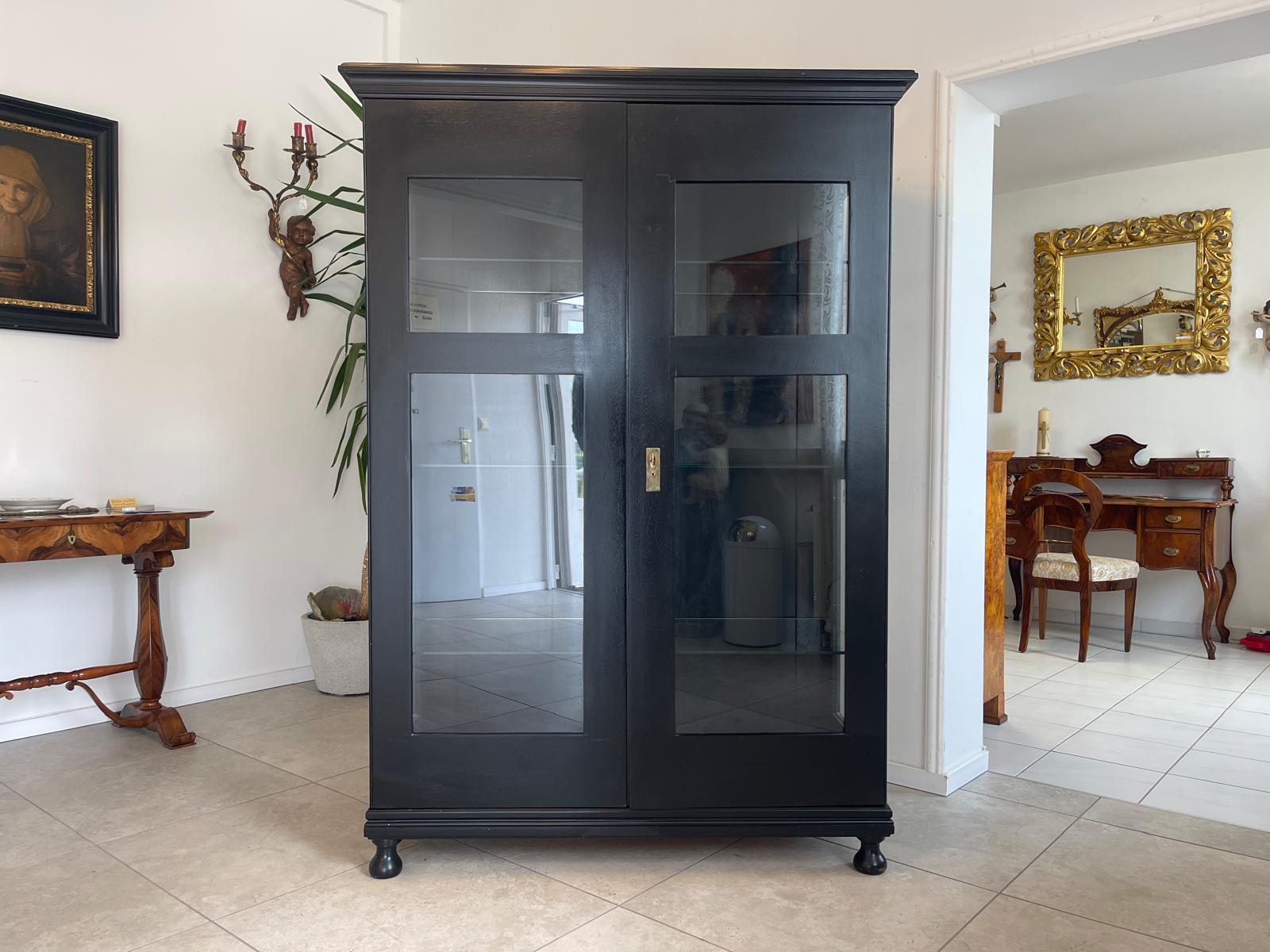 Sale Jugendstil Vitrine / Bücherschrank/ Antiquität / Originalstück G1616
