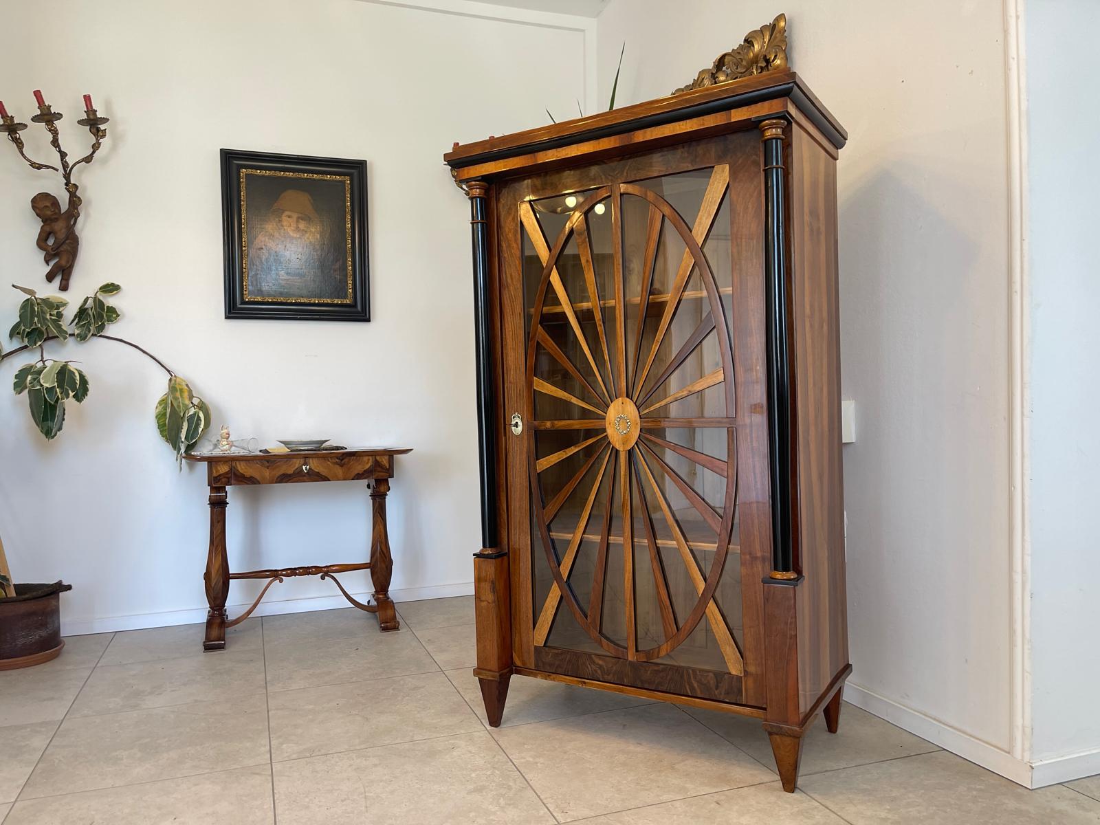 Sale Empire Vitrine Sonnenvitrine Bücherschrank Antiquität G1372