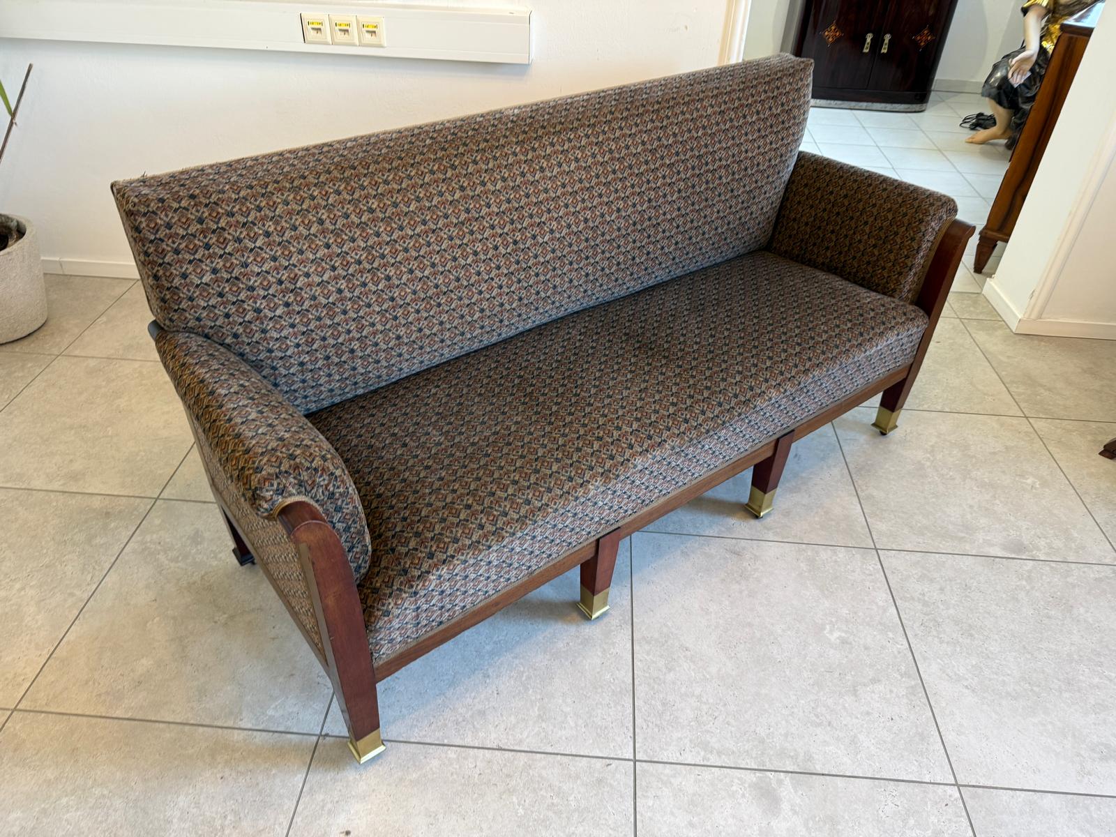 (SALE) Jugendstil  Sofa Original Diwan Couch Couch D1231