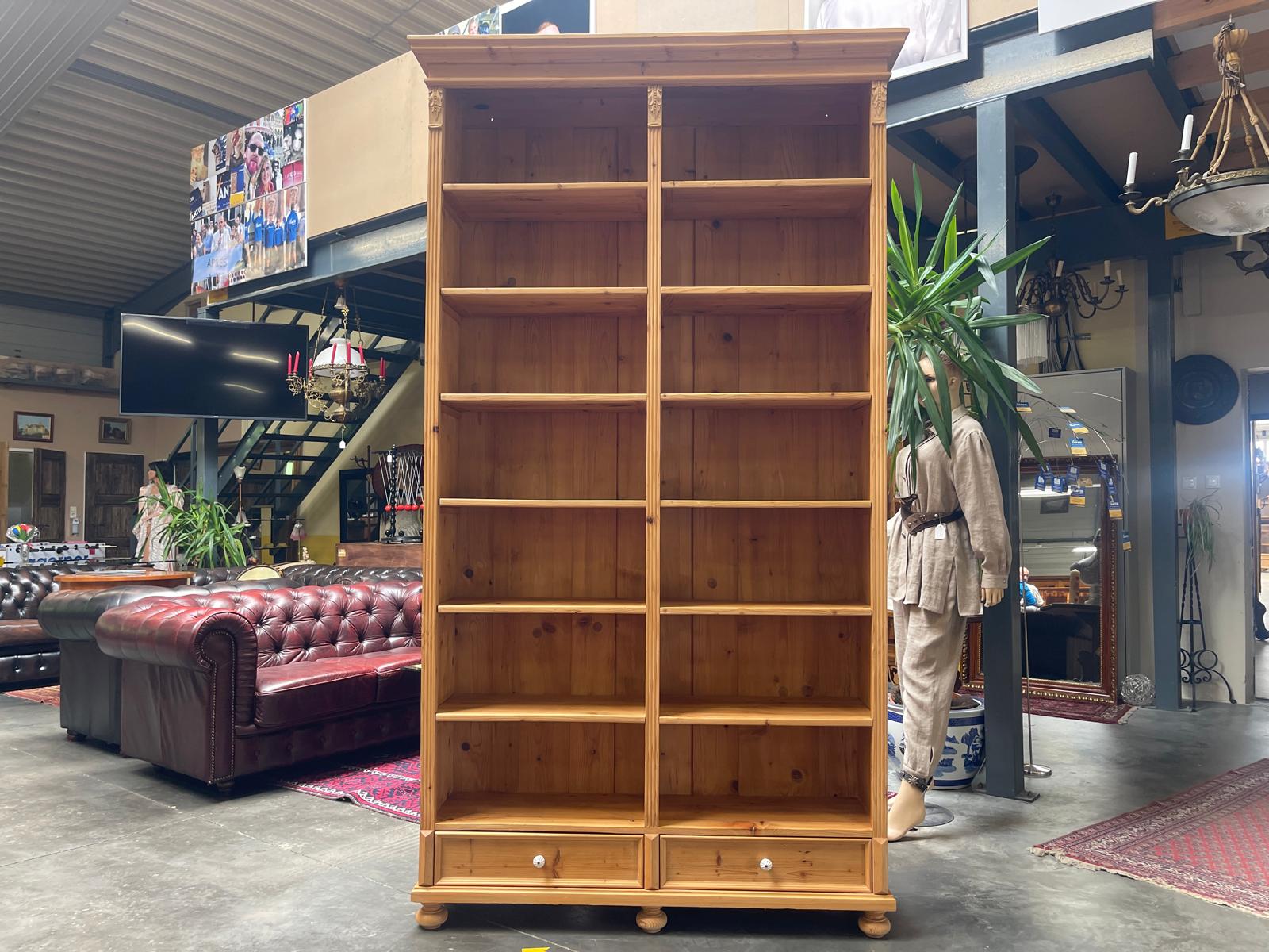 Altes Bäuerliche Stellage Regal Bauernmöbel - Bücherkasten G1700