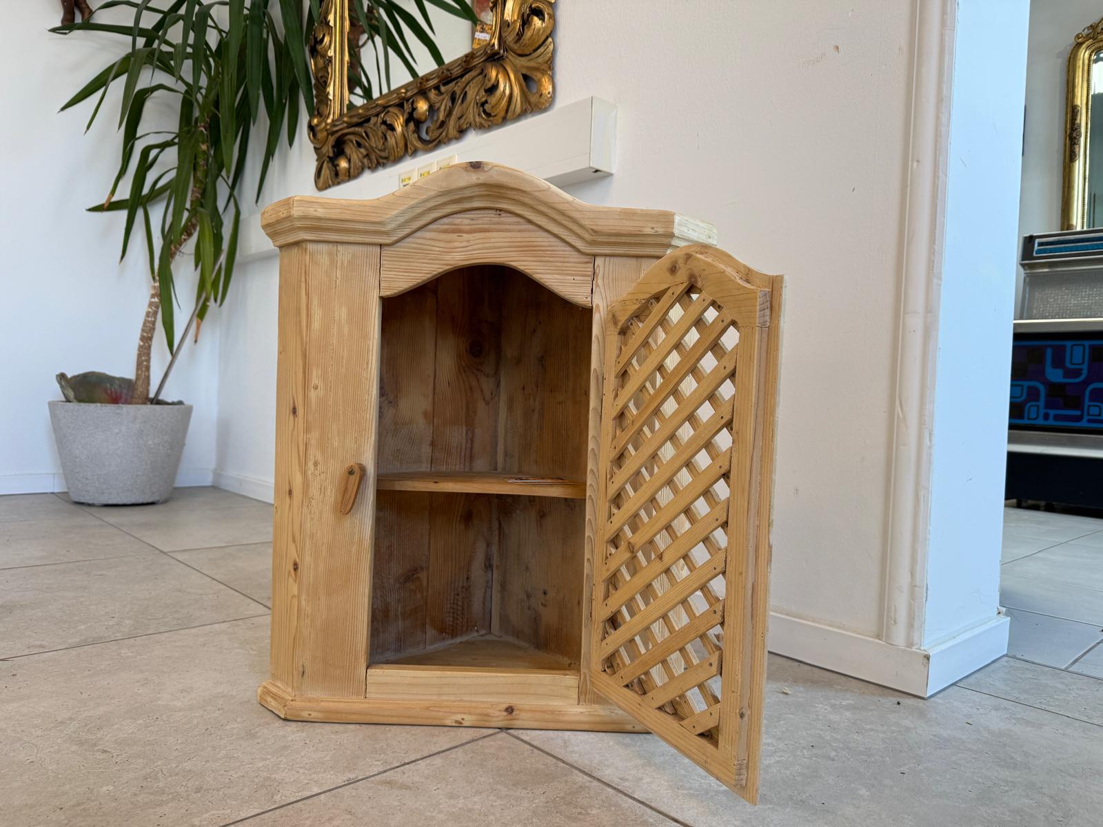 Bäuerliches Eckkasterl Bauernkasterl Eckregal Biedermeier Möbel G1044-1