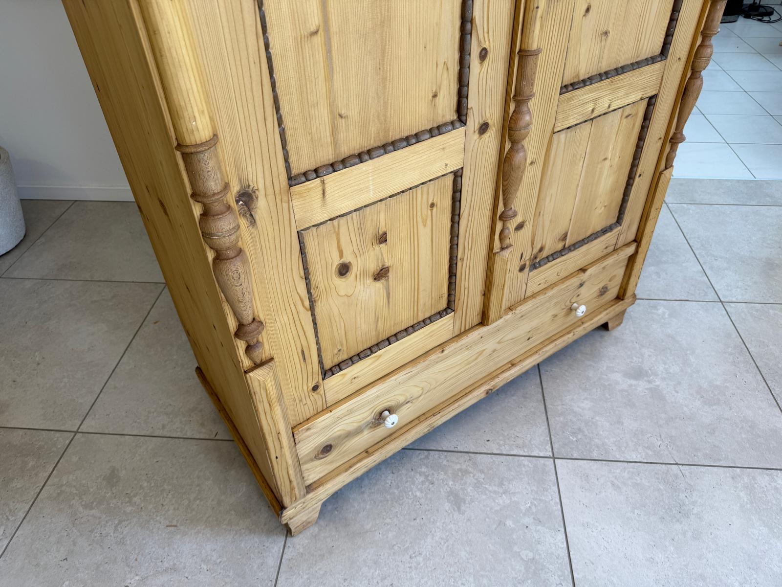 Sale Gründerzeit Bauernschrank Weichholz Steiermark Weichholz D2780