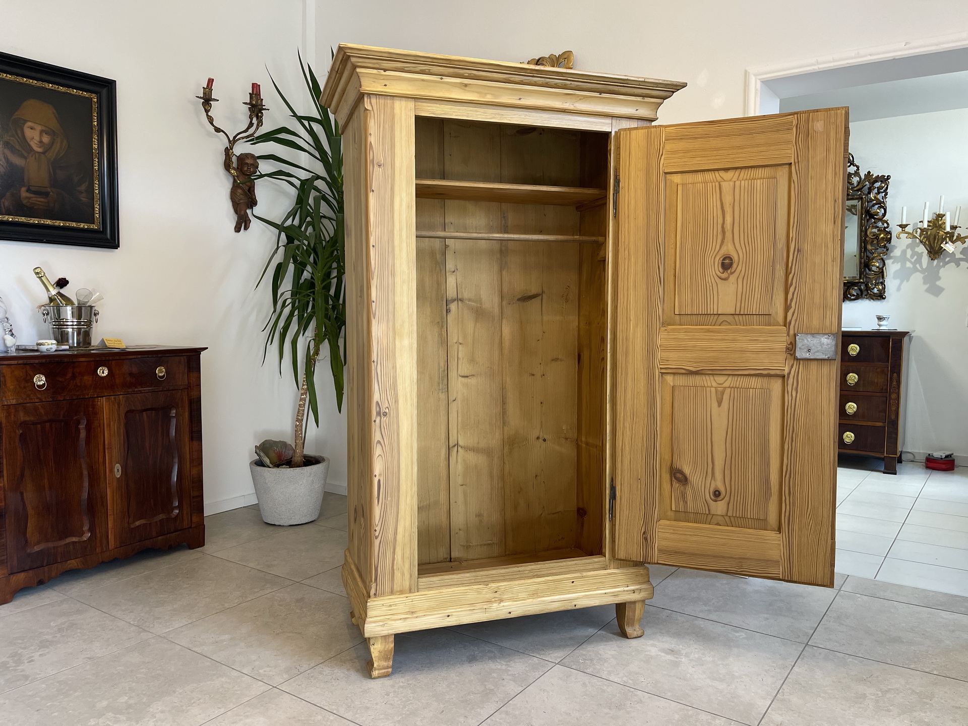 Bauernschrank-446Fc1nK3CscUnD Sale Originaler Bauernschrank Naturholzschrank A4003