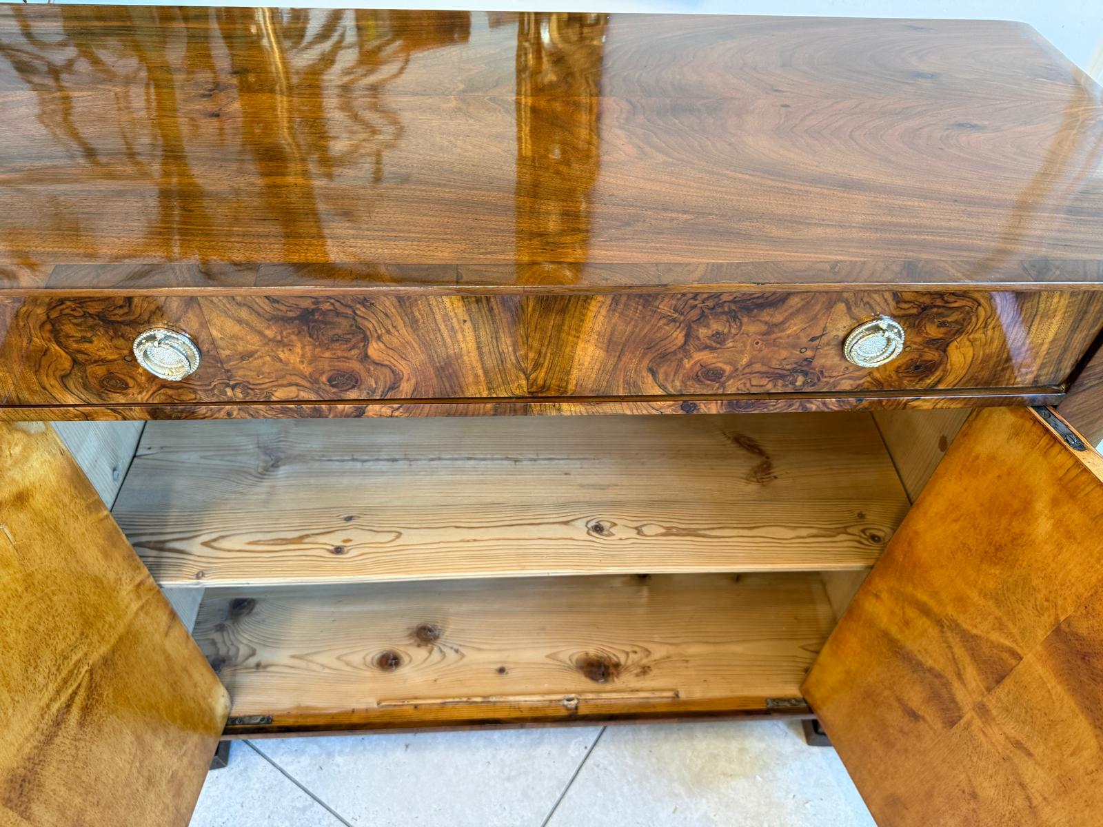 Biedermeier Trumeau Restauriert Antiquität Restauriert D2391