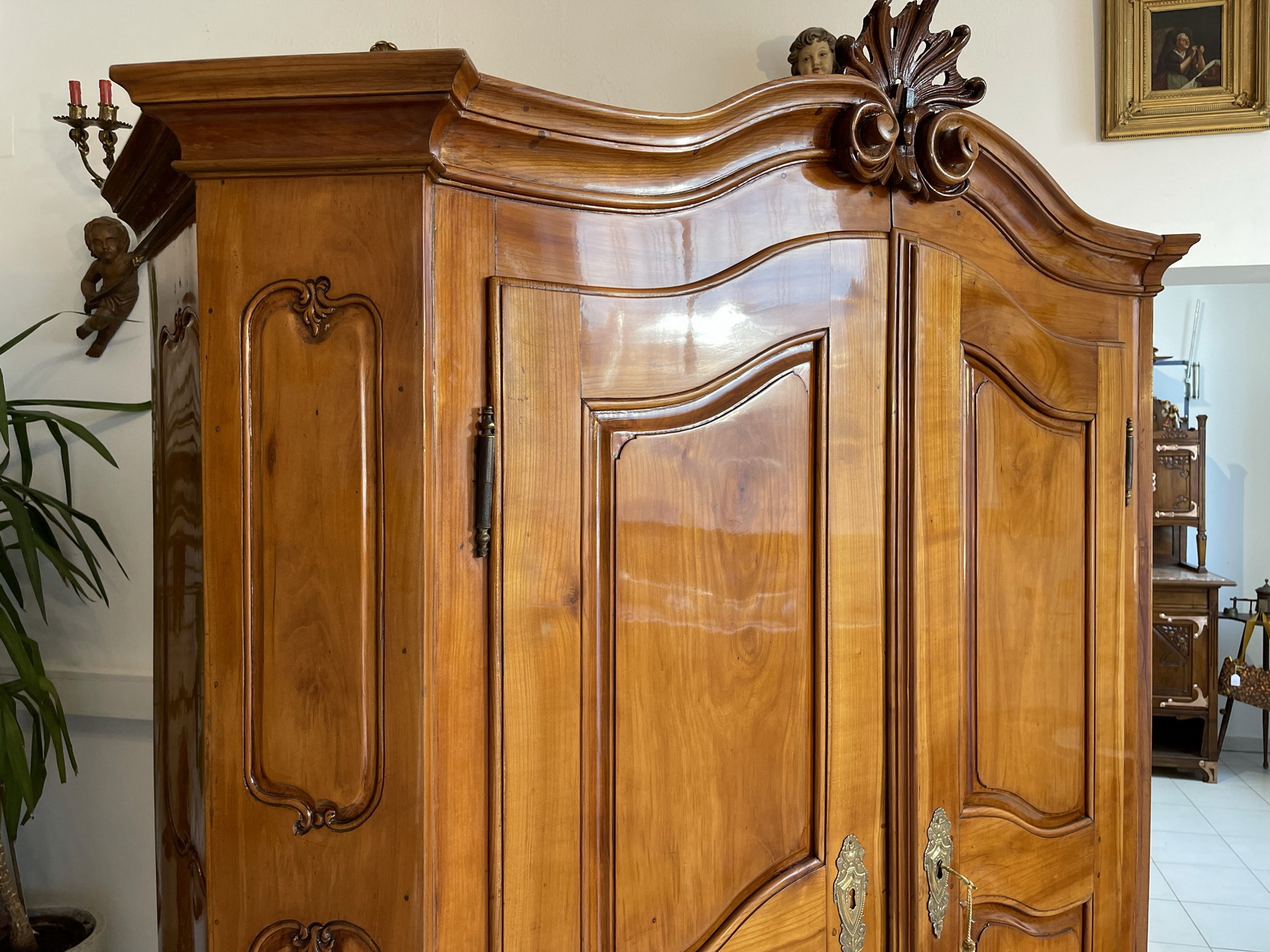 barock-empire-biedermeier_16yw2XIuXu9ZQfE Prachtvoller Barockschrank Bauernschrank Antik Altrestauriert A2773