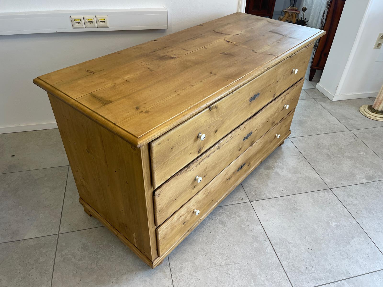 Restaurierte Übergroße Biedermeier Kommode Ladenkommode Bauernstube G1235
