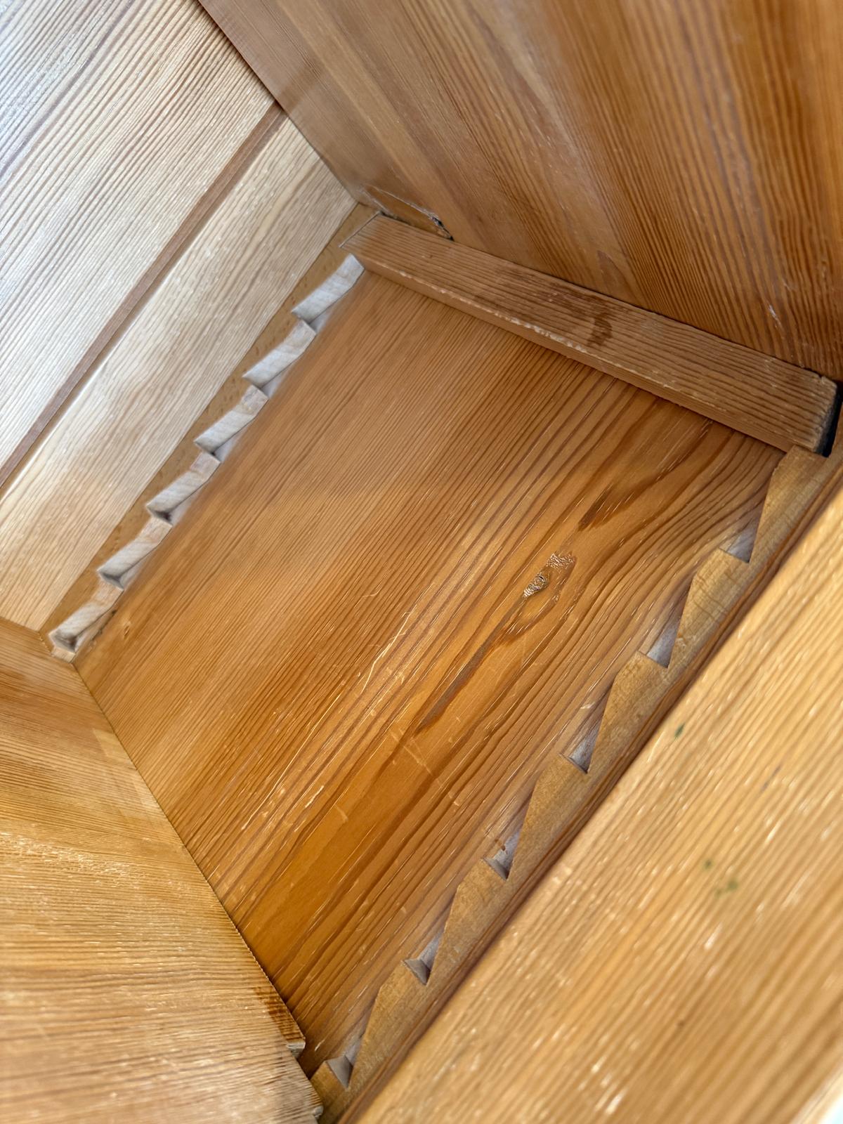 Sale Jugendstil Vitrine Bauernvitrine Bauernschrank Bücherschrank D1261