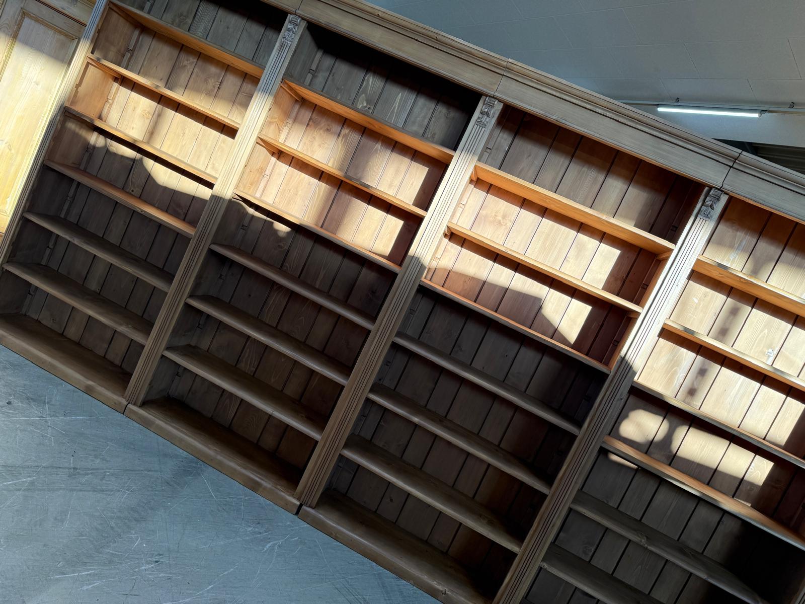 Grosses Bücherregal Stellage Bücherschrank Bauernkasten Bücherwand G2407