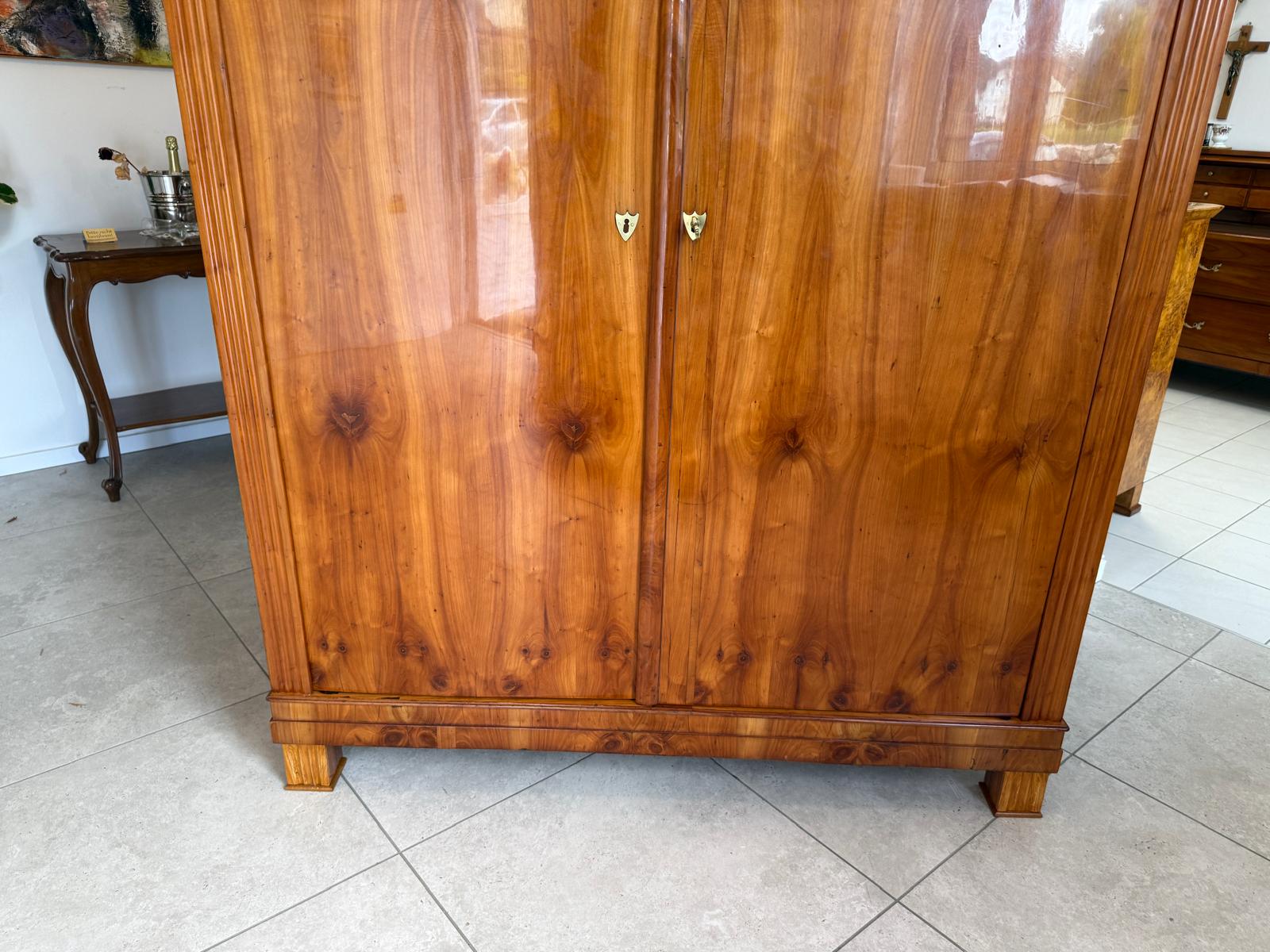 SALE Restaurierter Biedermeier Schrank Kirschholz Hallenschrank Antiquität G1827