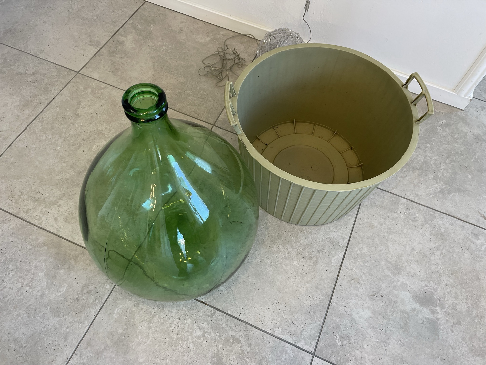 bauernstube_22zpMj3ANdlnCxG Alte Ballonflasche Weinballon, Gärballon, Glasballon, Rarität B1728Fl