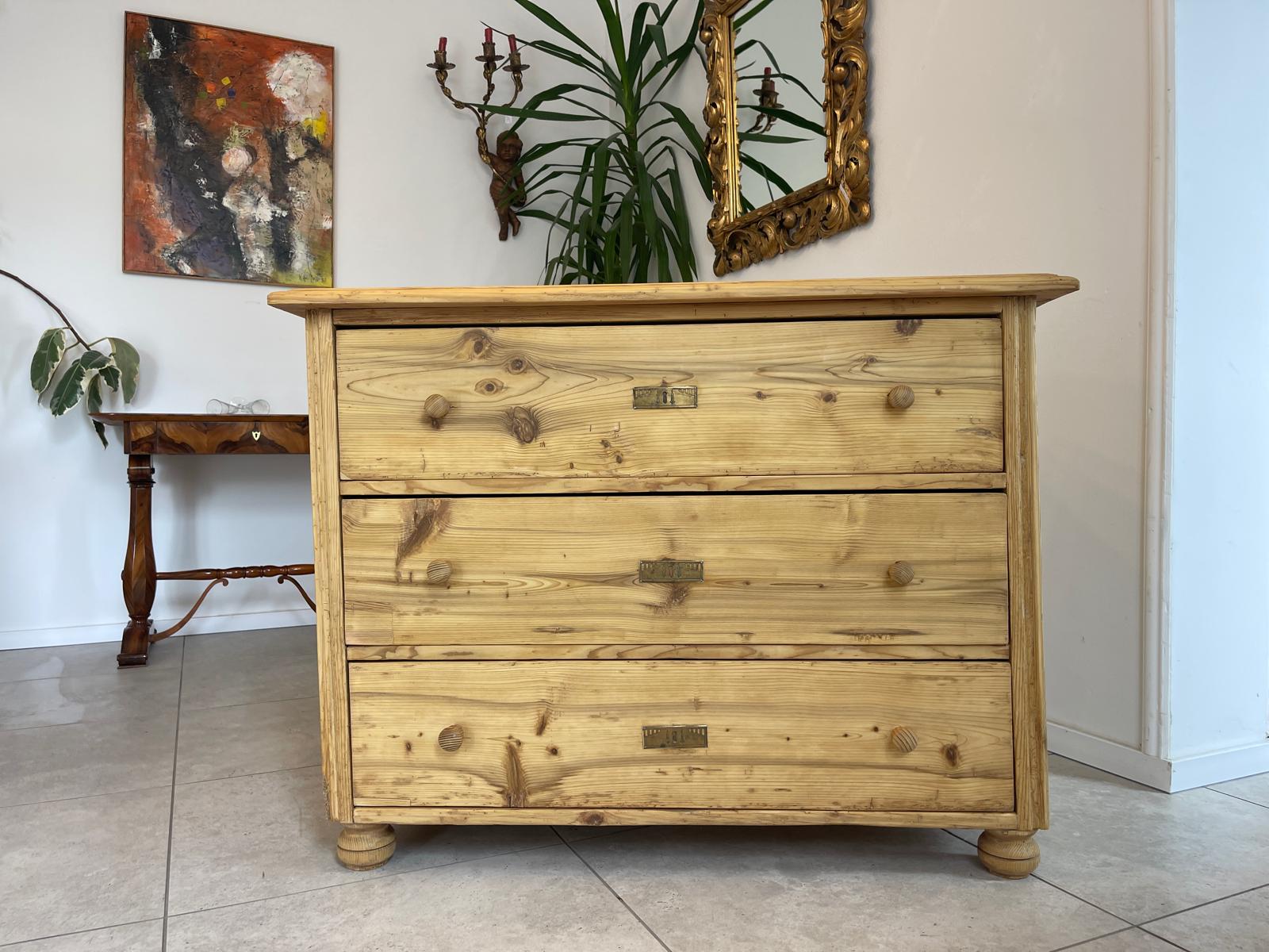 Originale Bäuerliche Gründerzeit Kommode Restauriert Bauernkommode Antik G1695
