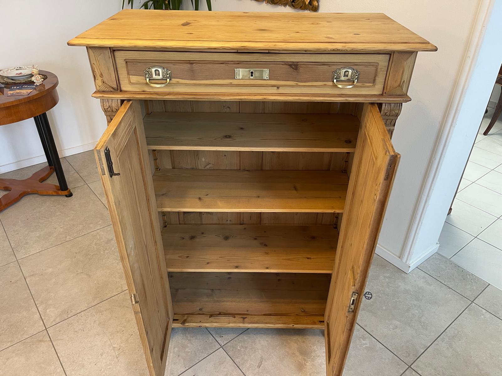 Biedermeier Bauernschrank Halbschrank Vertiko Gründerzeit G1350