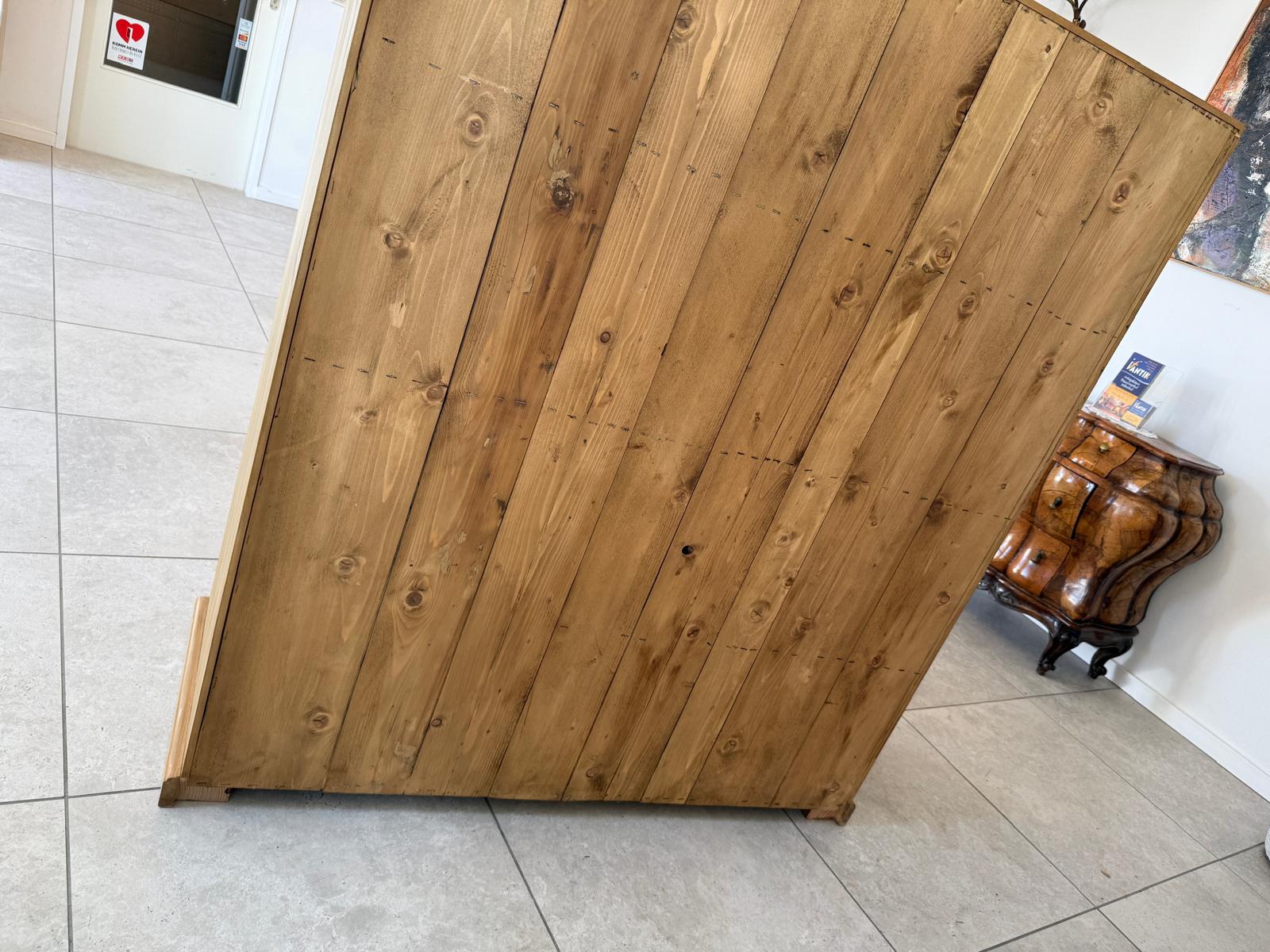 Bäuerliche 8 Ladenkommode Apothekerschrank Altholzkommode Weichholz Antik D1183
