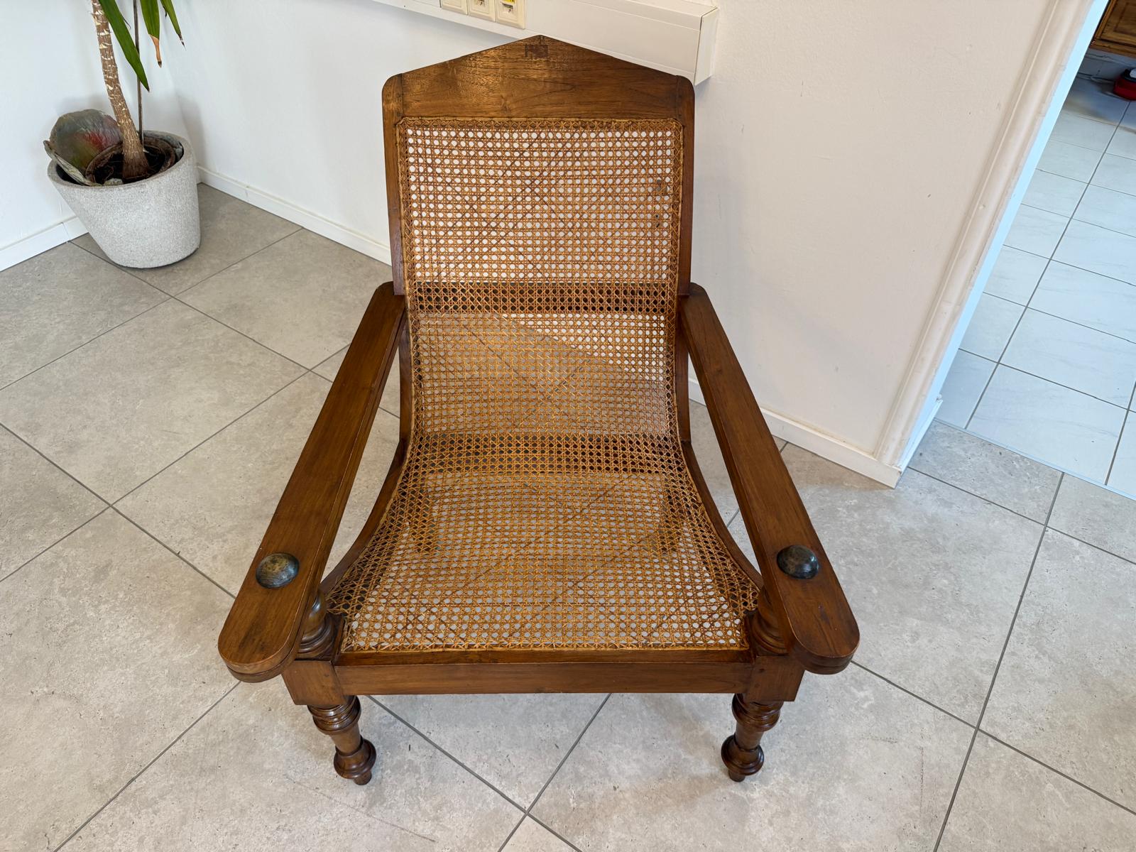 originaler Biedermeier Fauteuil Brokatkstoff Armlehnstuhl Intarsiert Nr. 8499