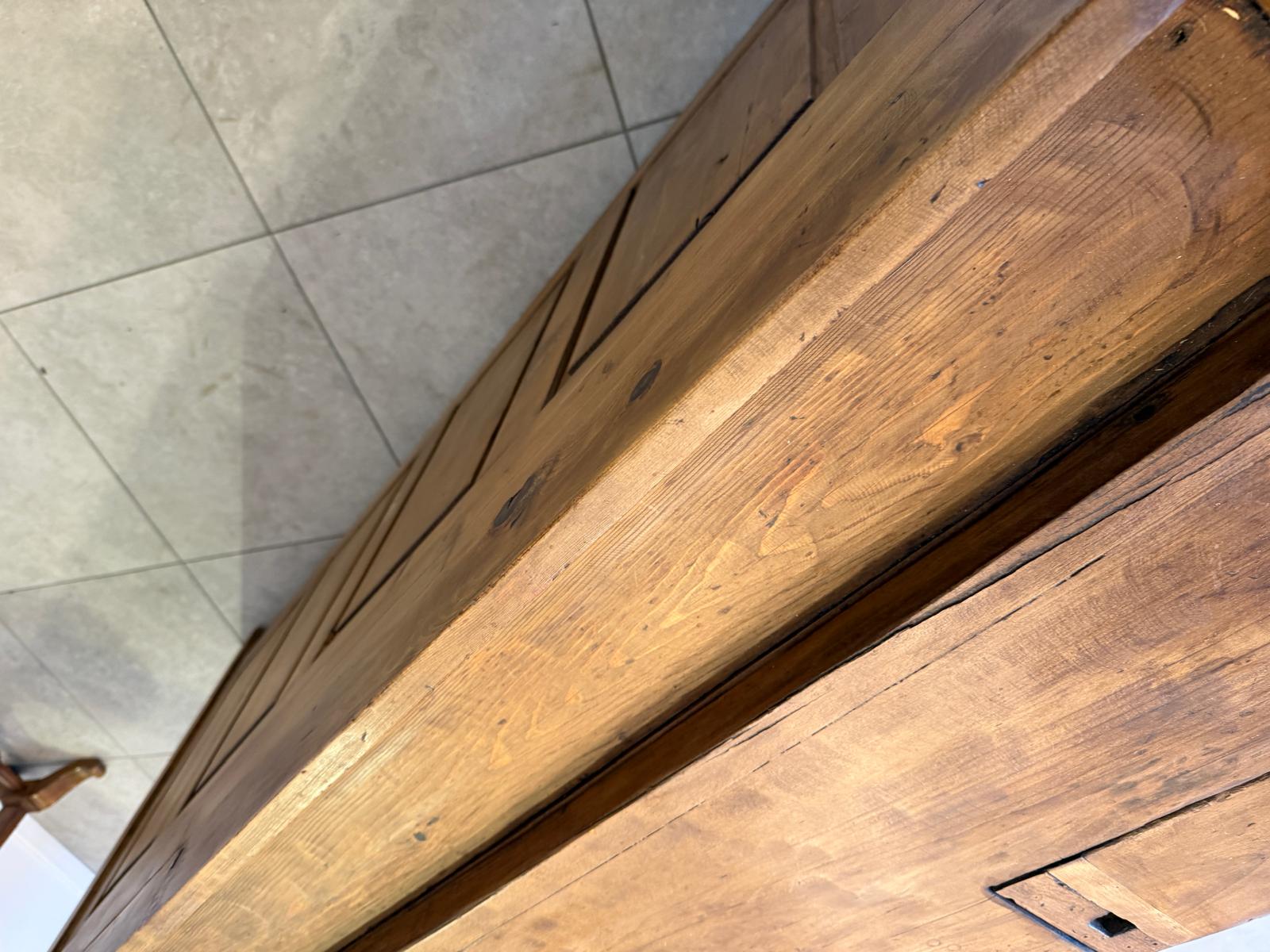 Historische Hobelbank Werkbank Pult Tresen Ladenschrank Designerstück D1246