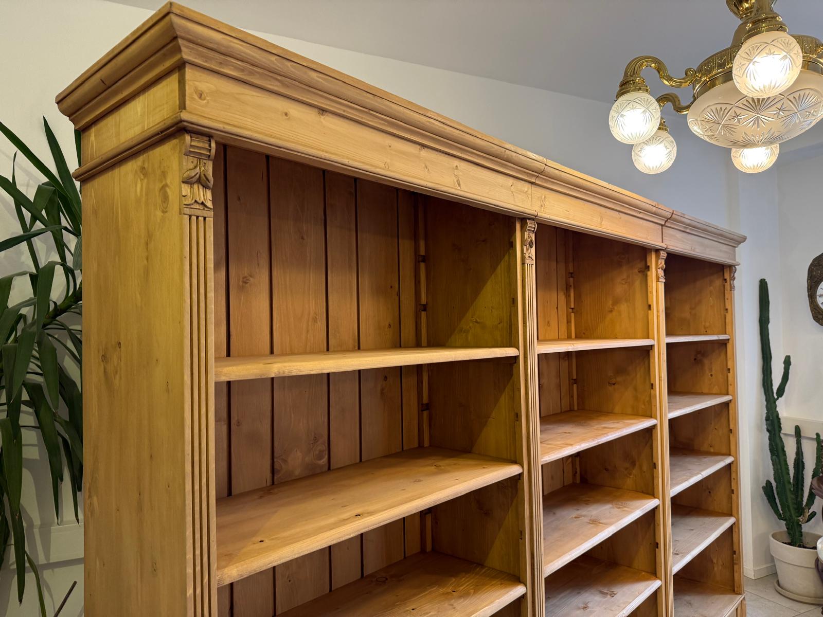 Grosses Bücherregal Stellage Bücherschrank Bauernkasten Bücherwand D1243