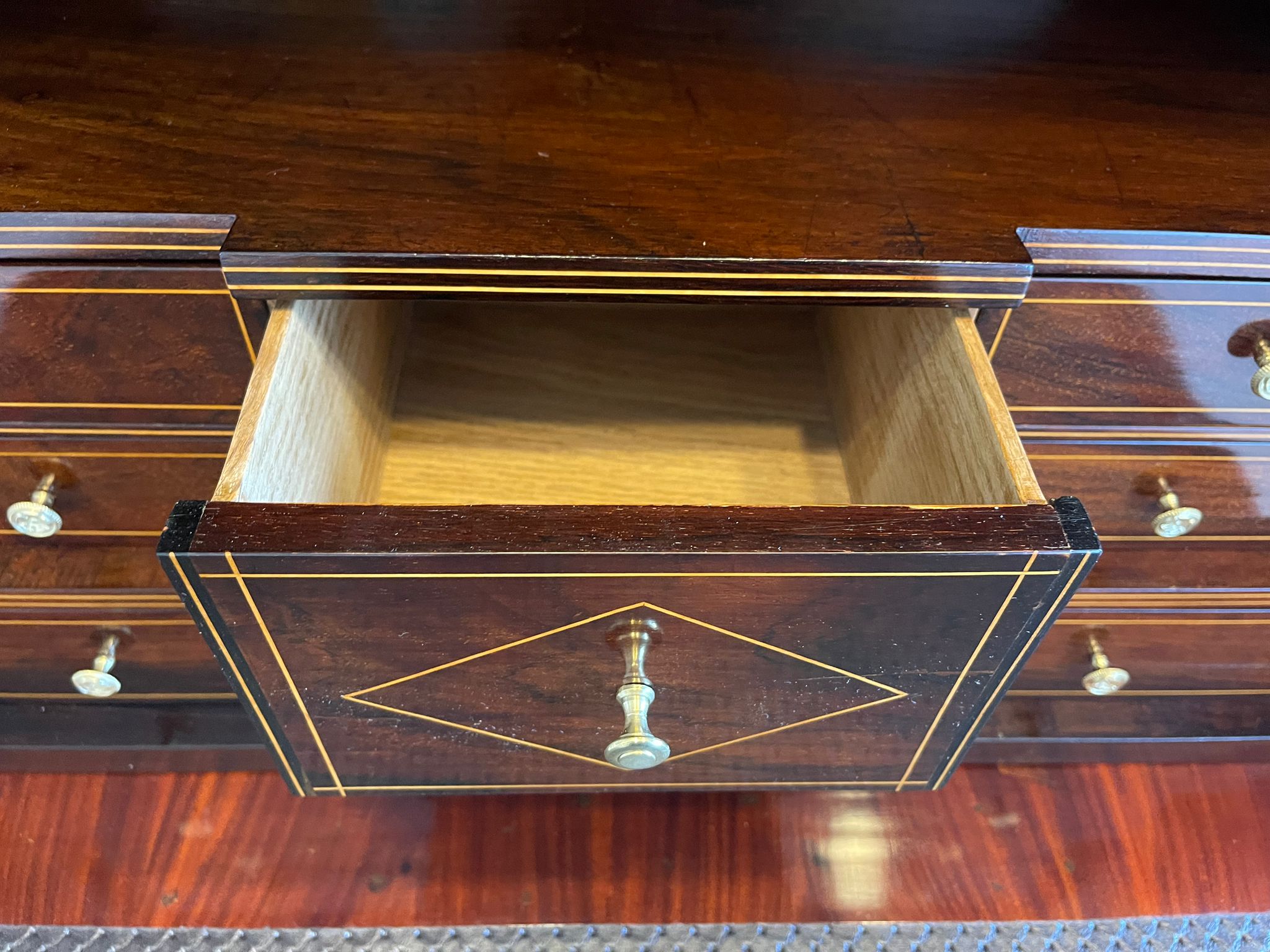 Sale Restaurierter Spätbiedermeier Standsekretär Schellack G1069